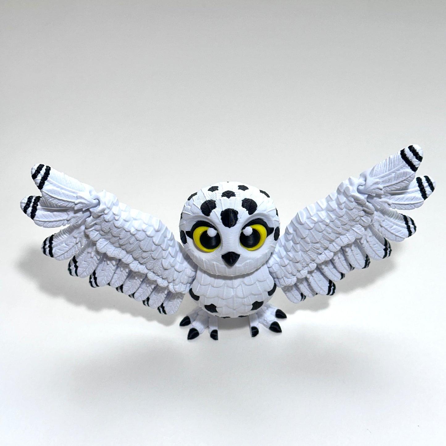 Snowy Owl - 3D Printed Articulating Figure