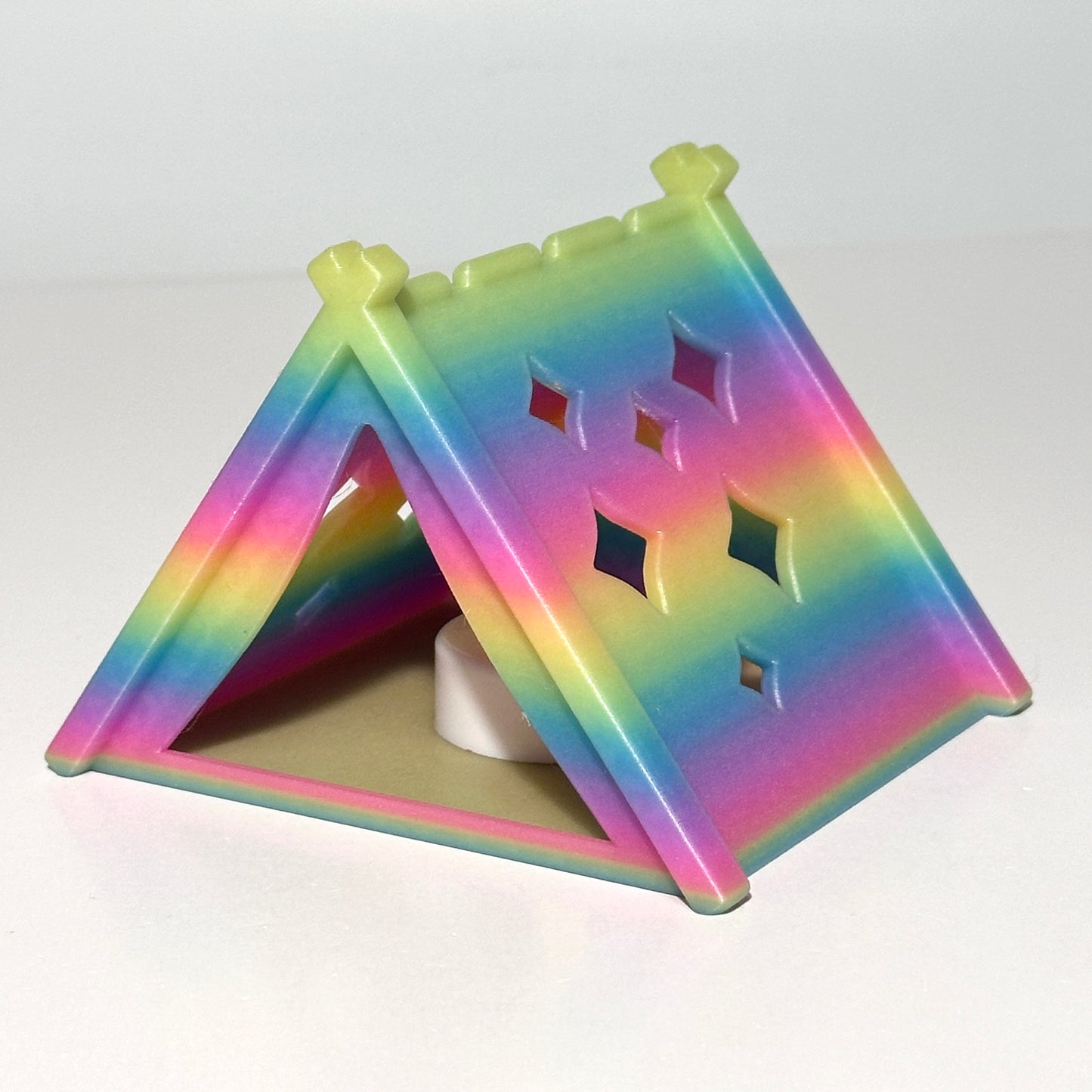 Tea Light Tent (Tea Light Not Included) - 3D Printed Figure