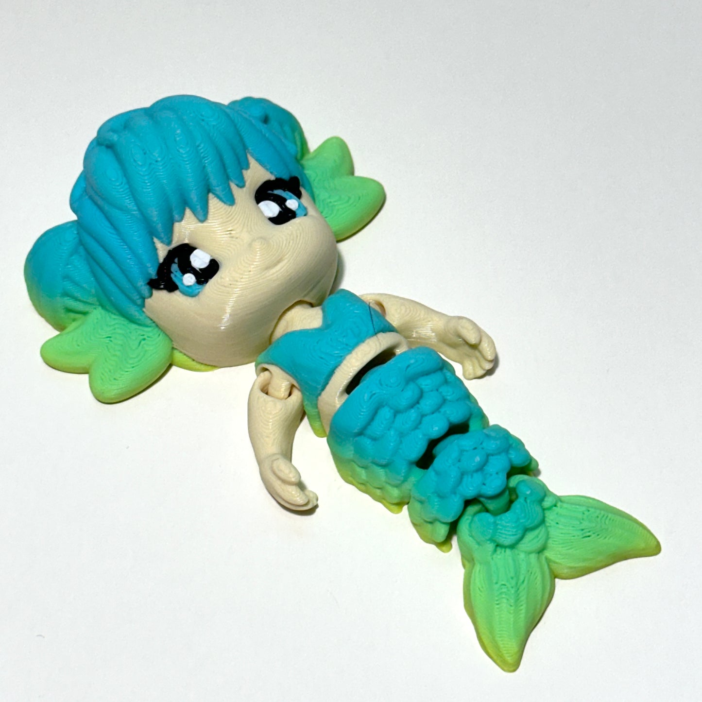 Flexi Mermaid Desk Buddy – 3D Printed