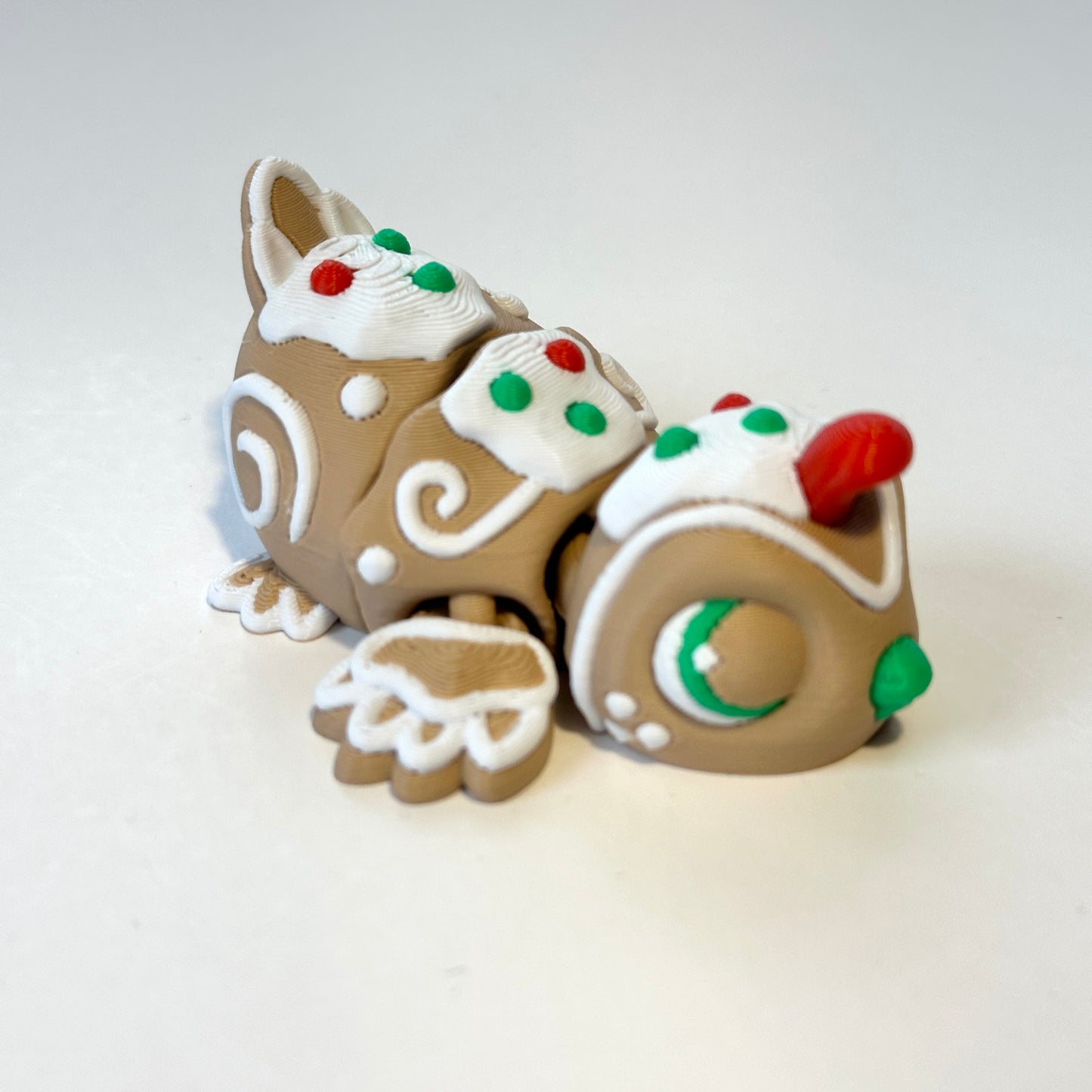 Gingerbread Quail - 3D Printed Articulating Figure
