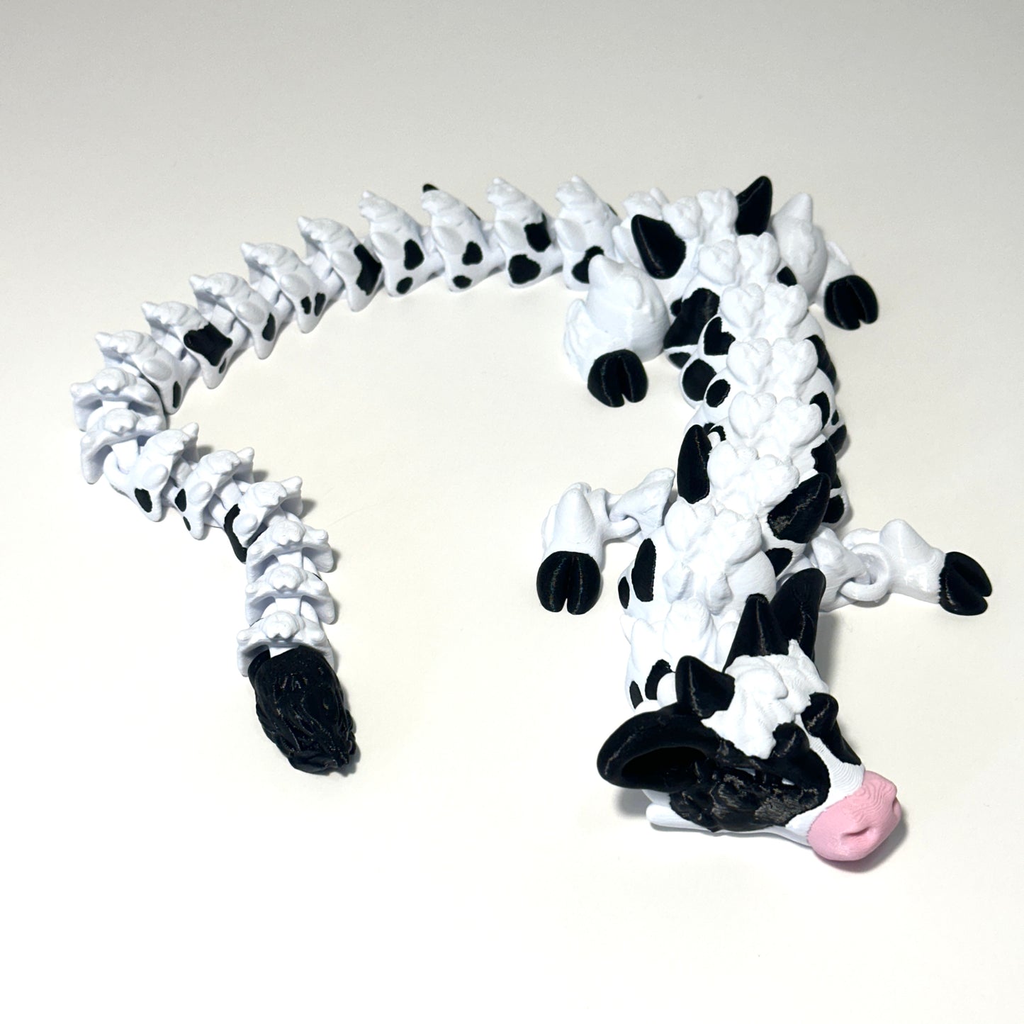 Large Cow Dragon - 3D Printed Articulating Figure