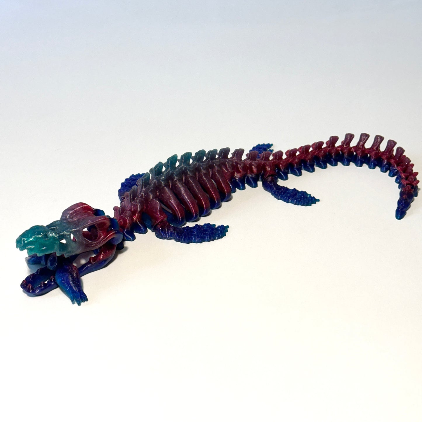 Flexi Skeleton Mosasaurus - 3D Printed Articulating Figure