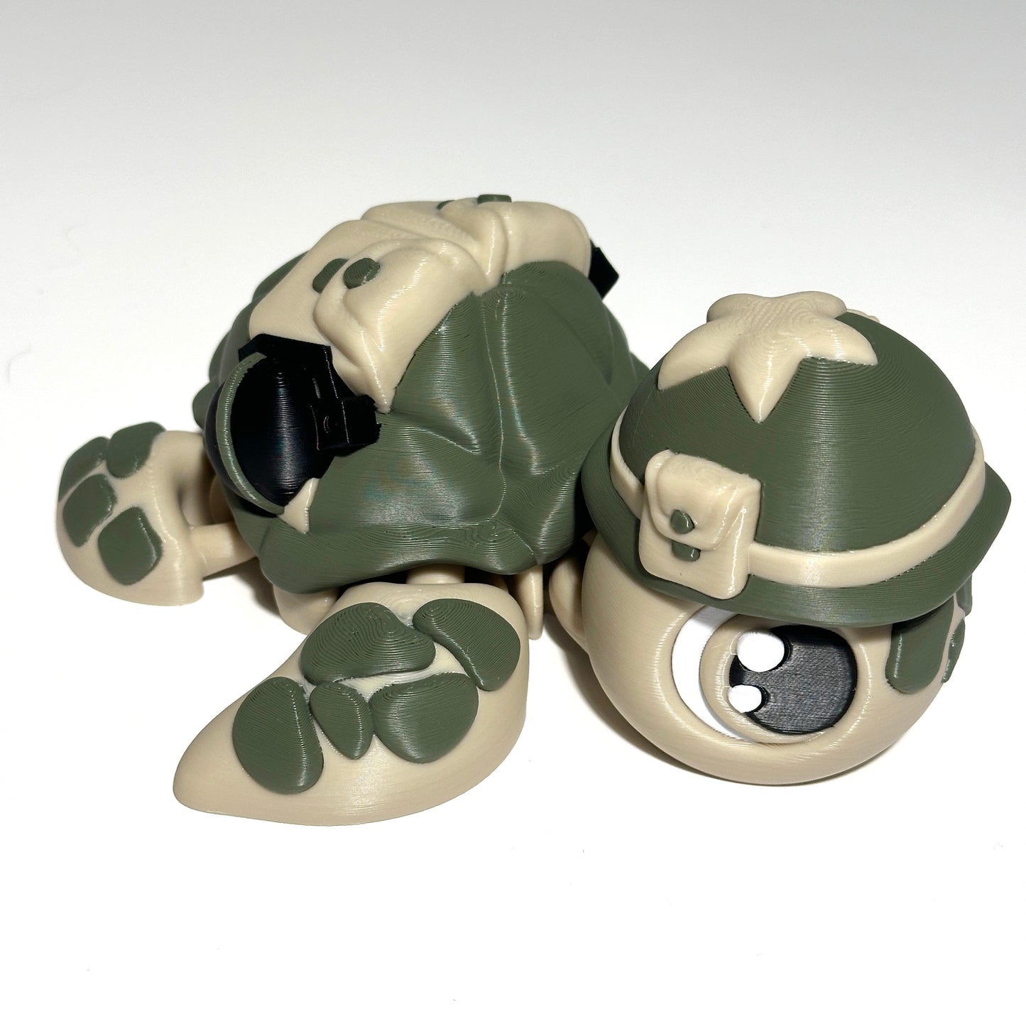 Military Turtles - 3D Printed Articulating Figure