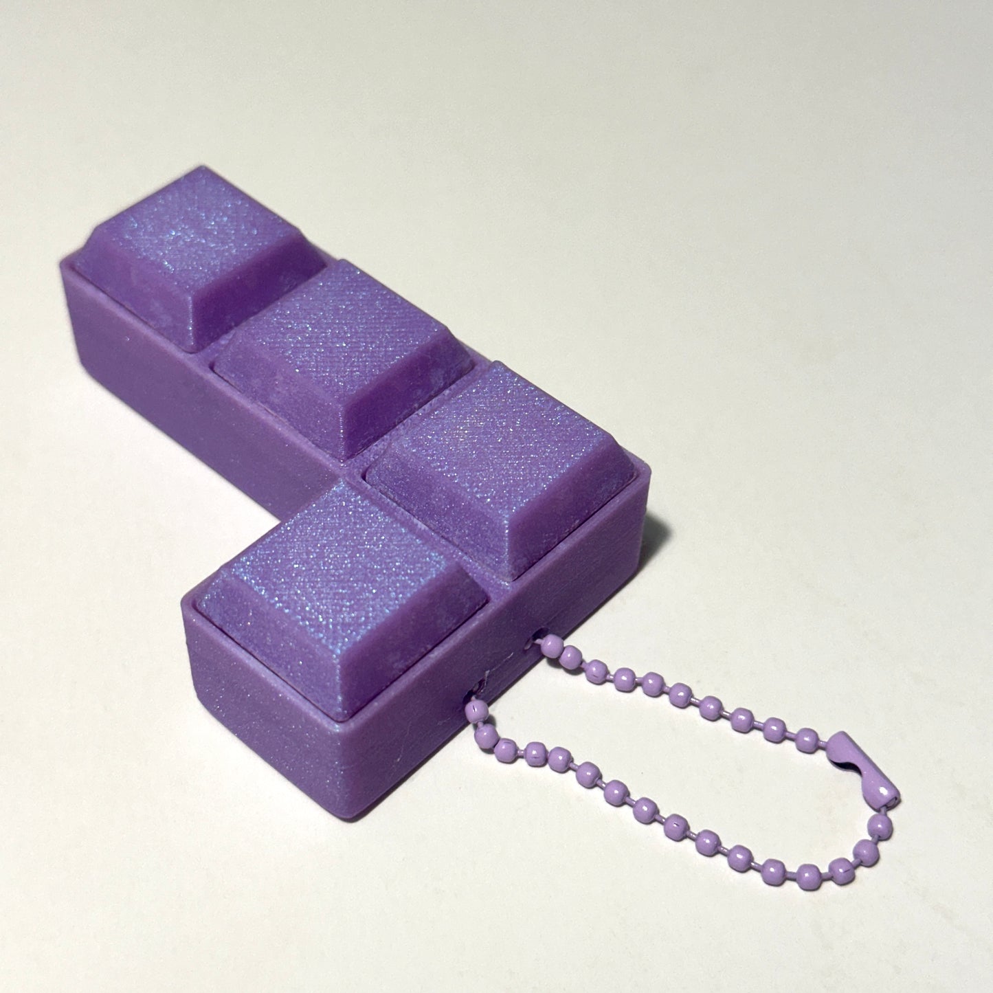 Block Game Fidget Clicker - 3D Printed