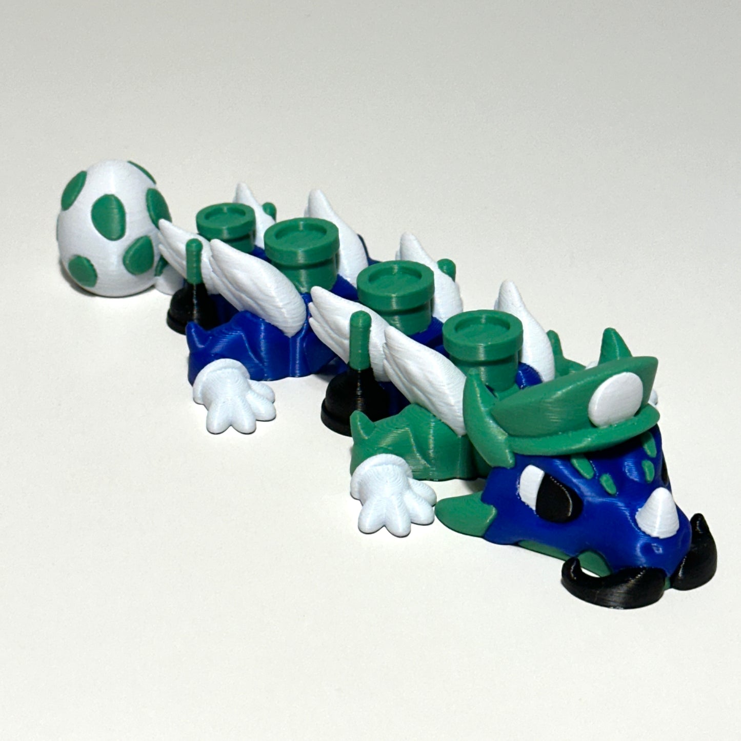 Mini Plumber Dragon - 3D Printed Articulating Figure