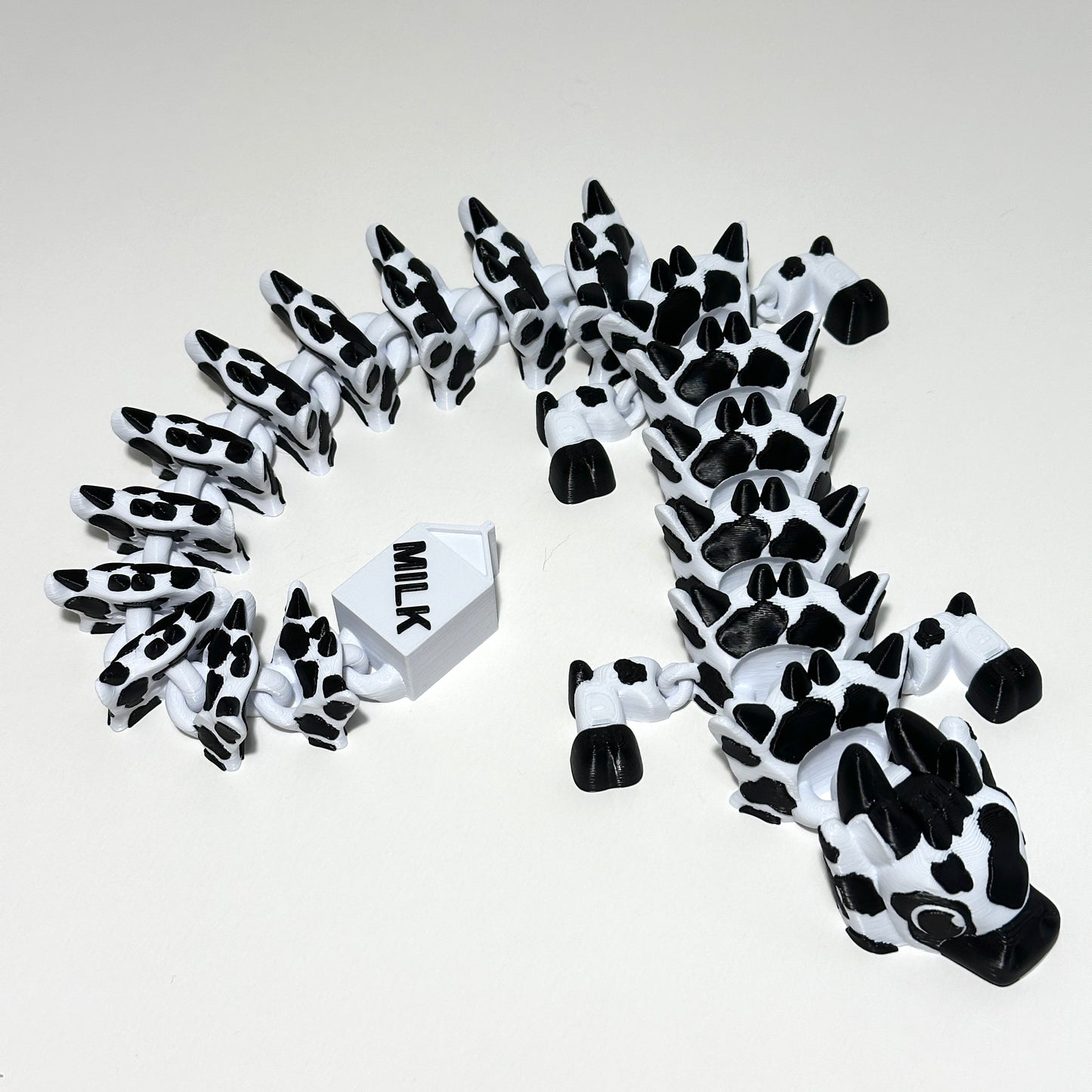 Moo Cow Dragon - 3D Printed Articulating Figure