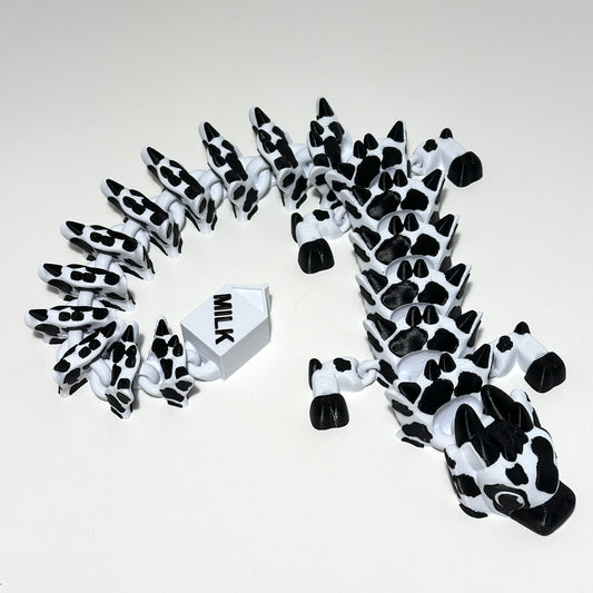 Moo Cow Dragon - 3D Printed Articulating Figure