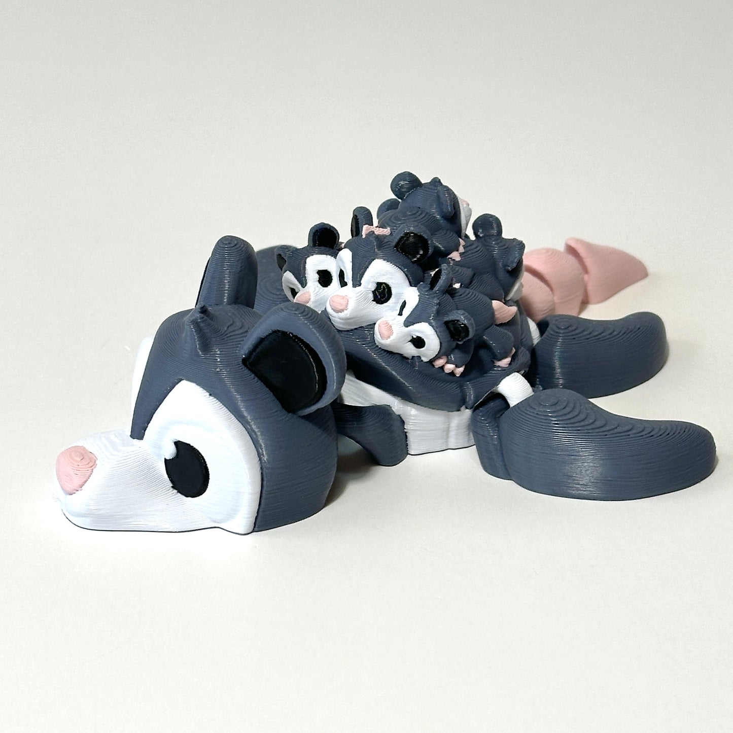 Opossum Turtle - 3D Printed Articulating Figure