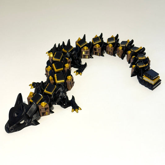 Book Dragon - 3D Printed Articulating Figure