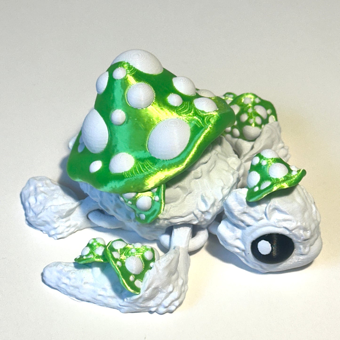 Mushroom Turtle - 3D Printed Articulating Figure
