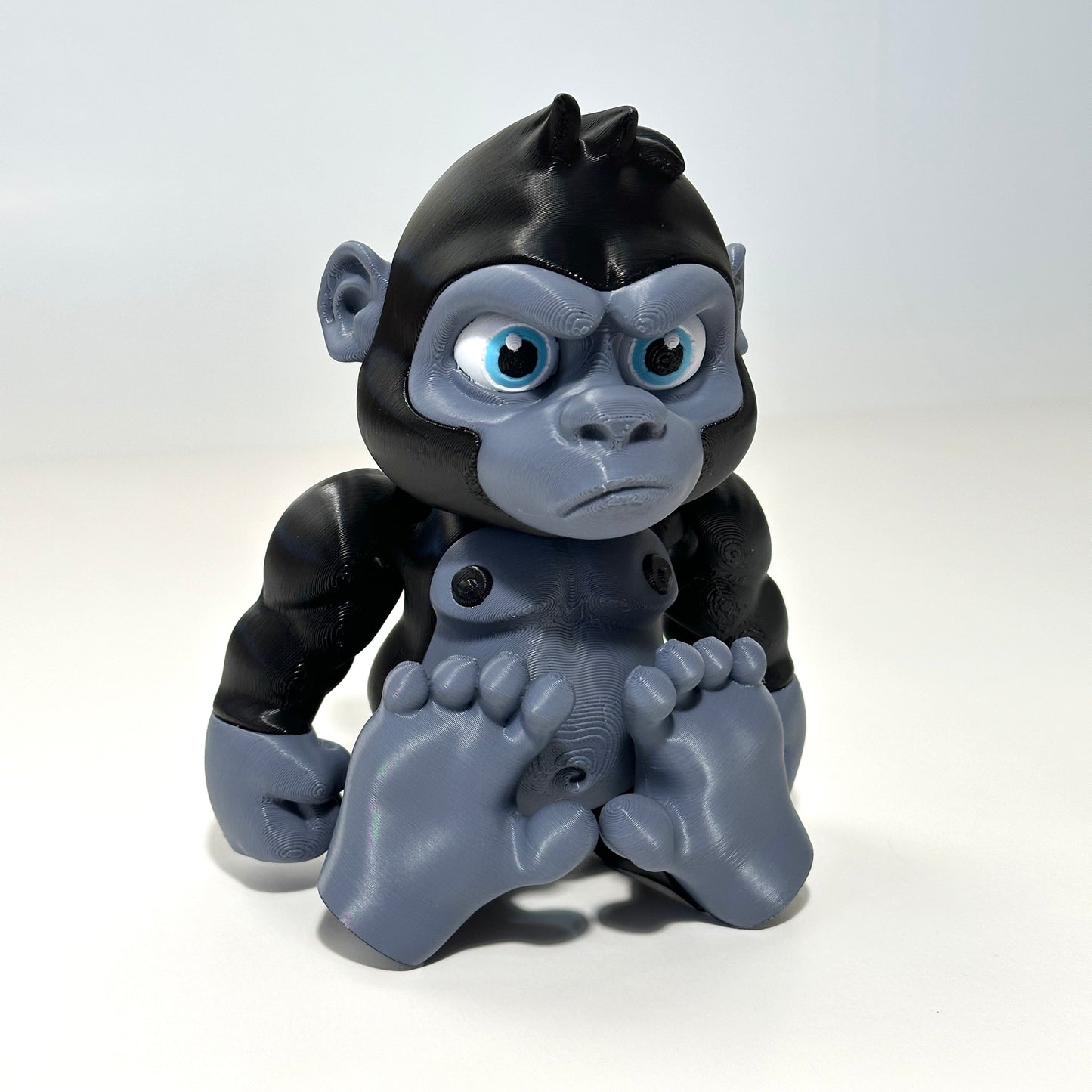 Giant Flexi Gorilla - 3D Printed Articulating Figure