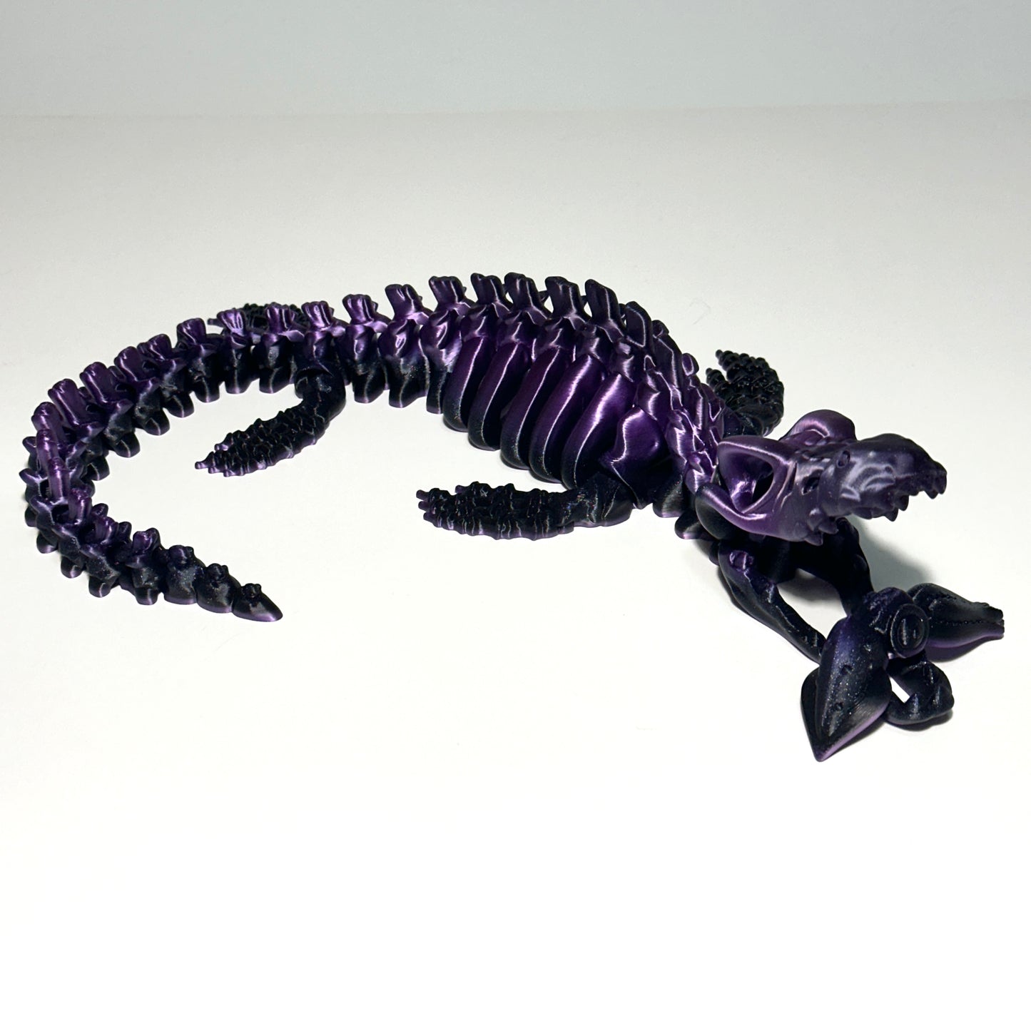 Giant Flexi Skeleton Mosasaurus - 3D Printed Articulating Figure