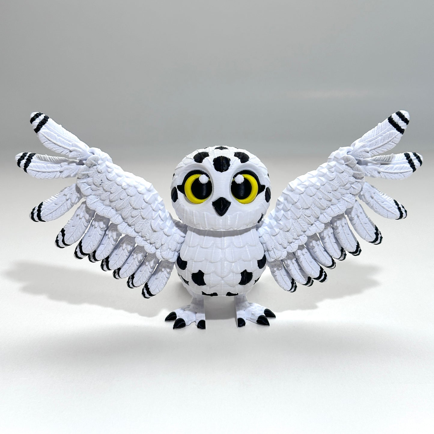Snowy Owl - 3D Printed Articulating Figure