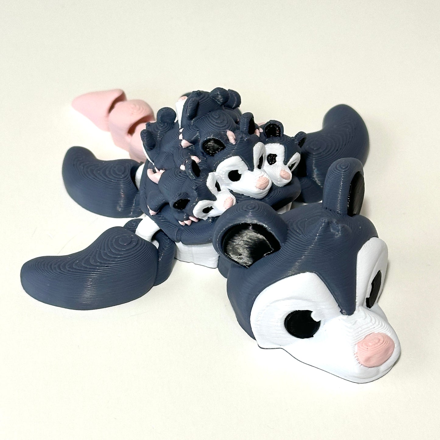 Opossum Turtle - 3D Printed Articulating Figure
