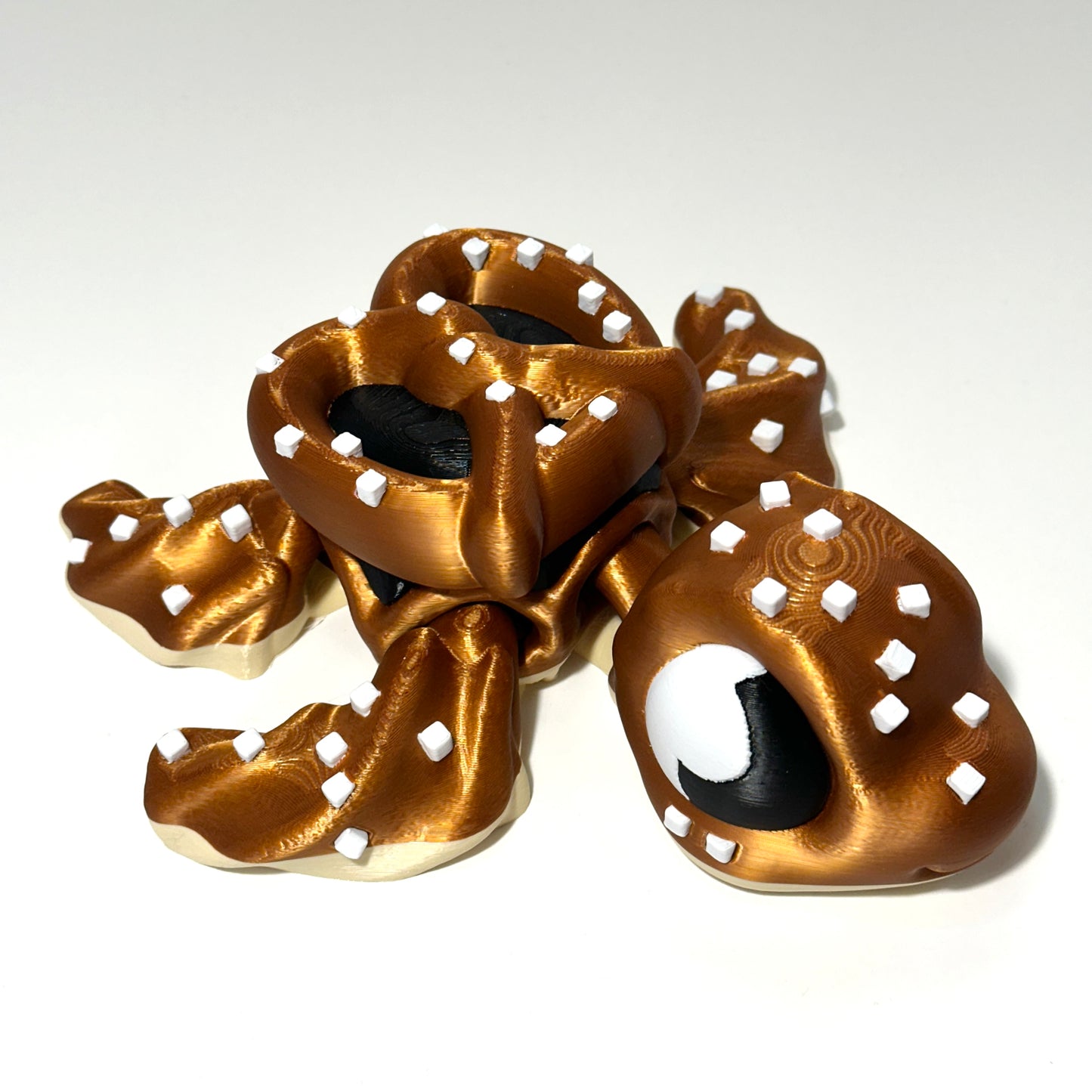 Pretzel Turtle - 3D Printed Articulating Figure