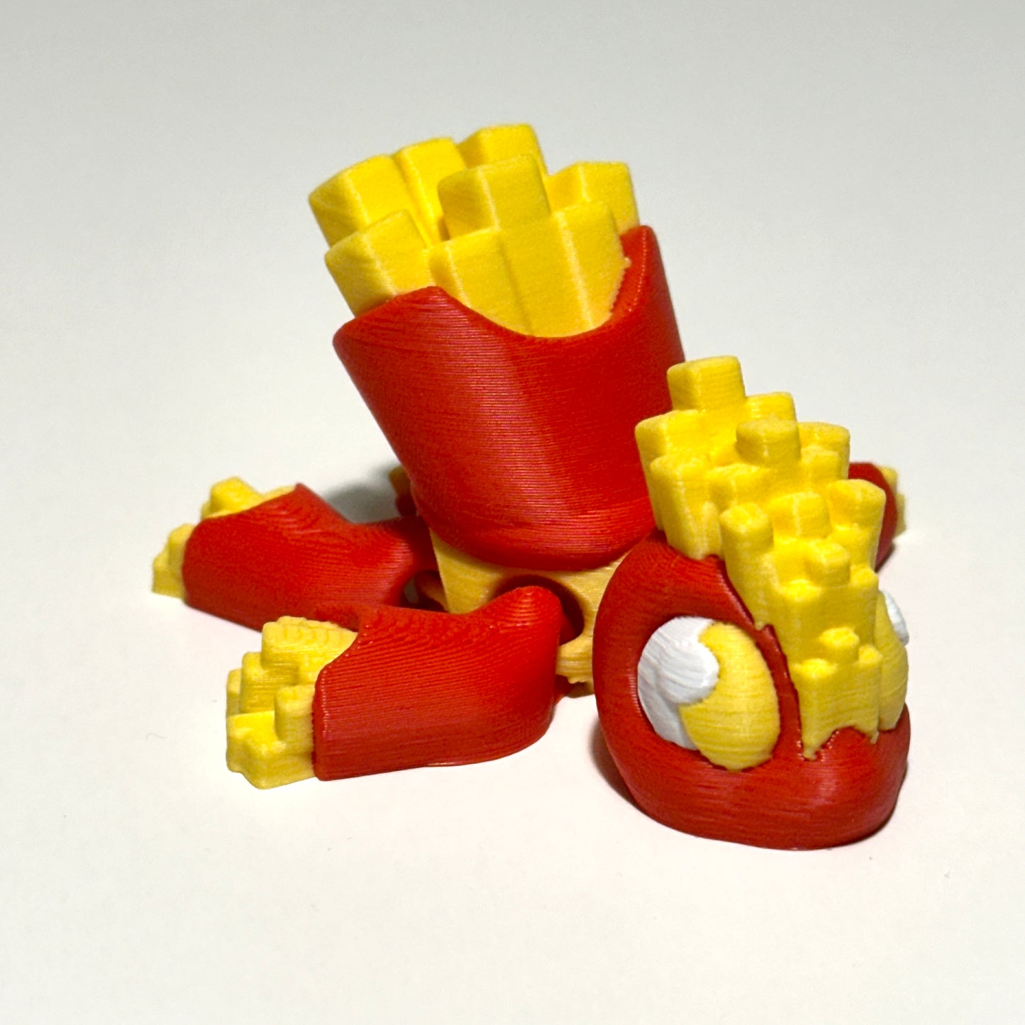 Fries Turtle - 3D Printed Articulating Figure