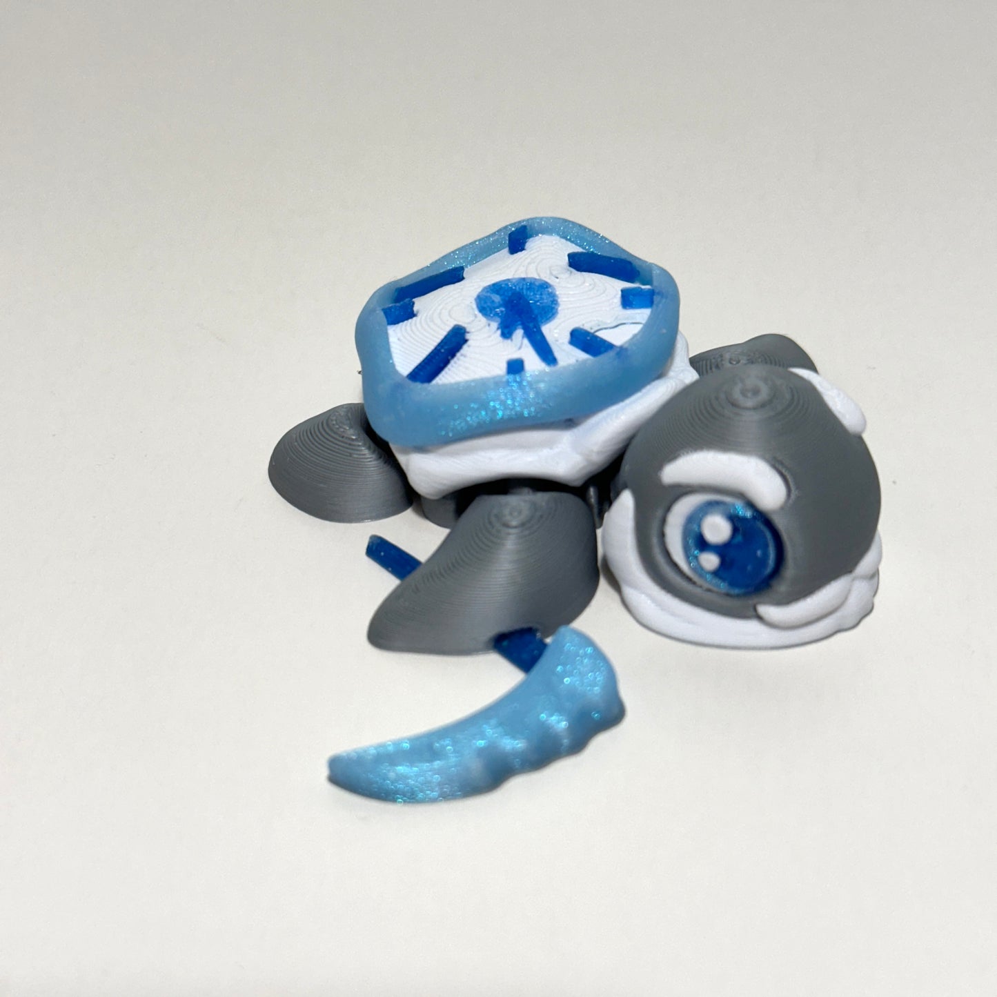 Father Time Turtle - 3D Printed Articulating Figure