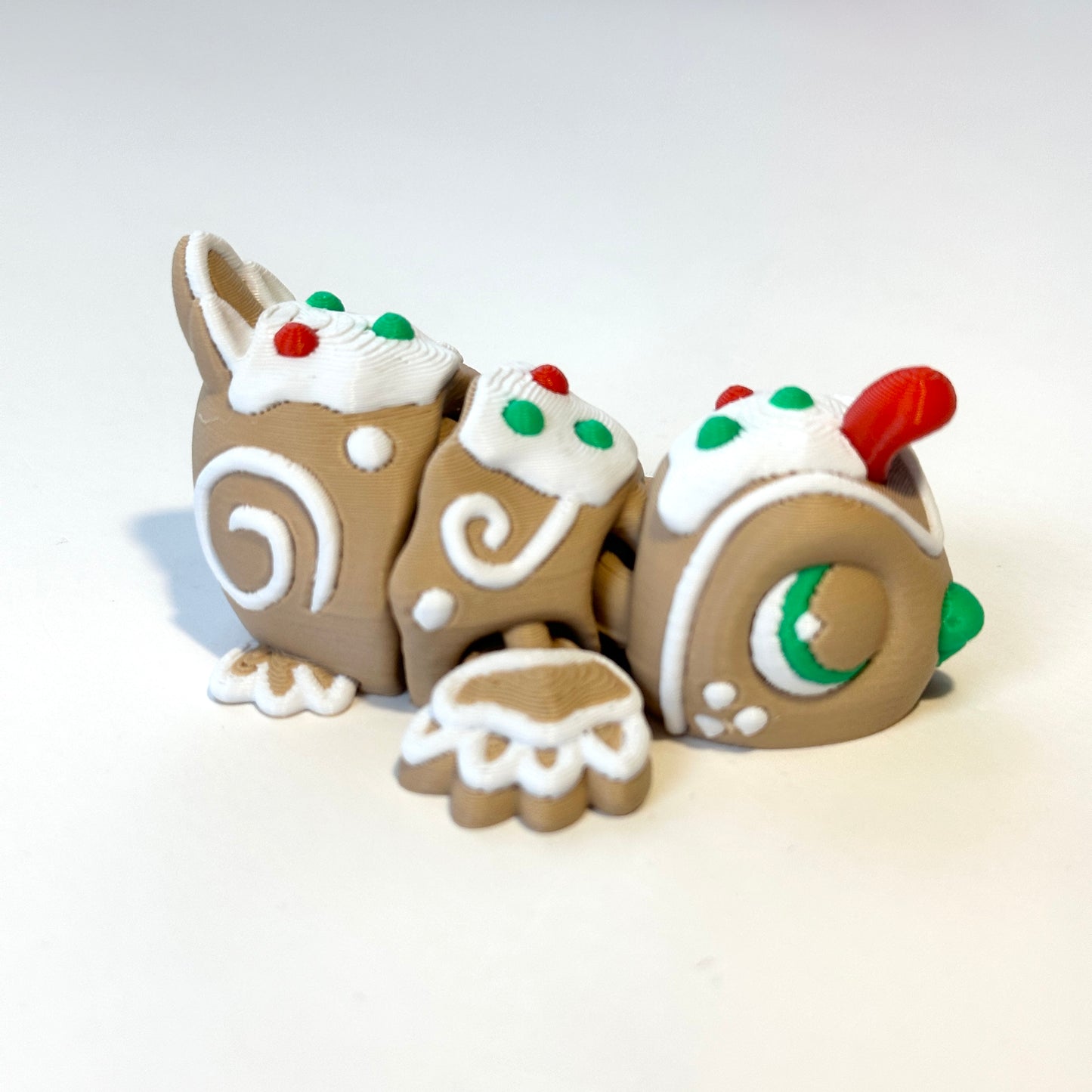 Gingerbread Quail - 3D Printed Articulating Figure