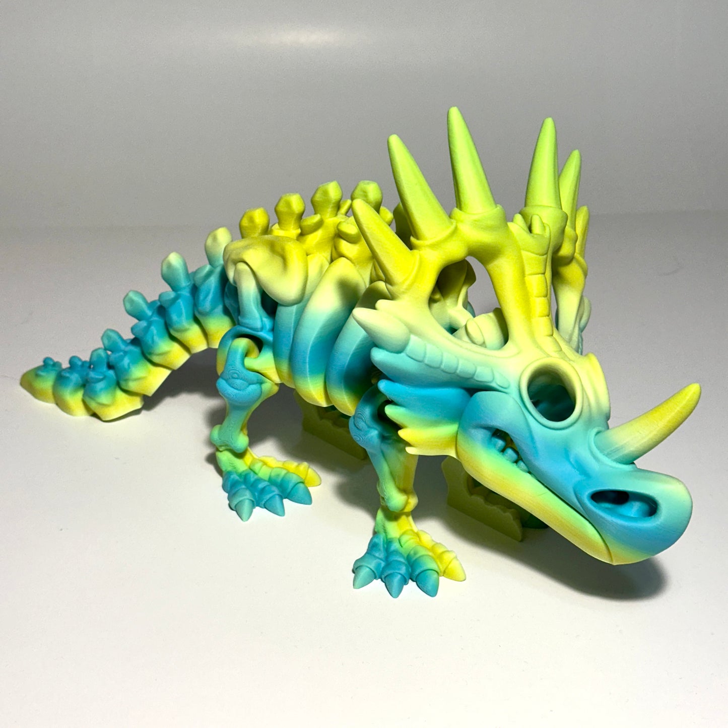 Flexi Skeleton Styracosaurus - 3D Printed Articulating Figure