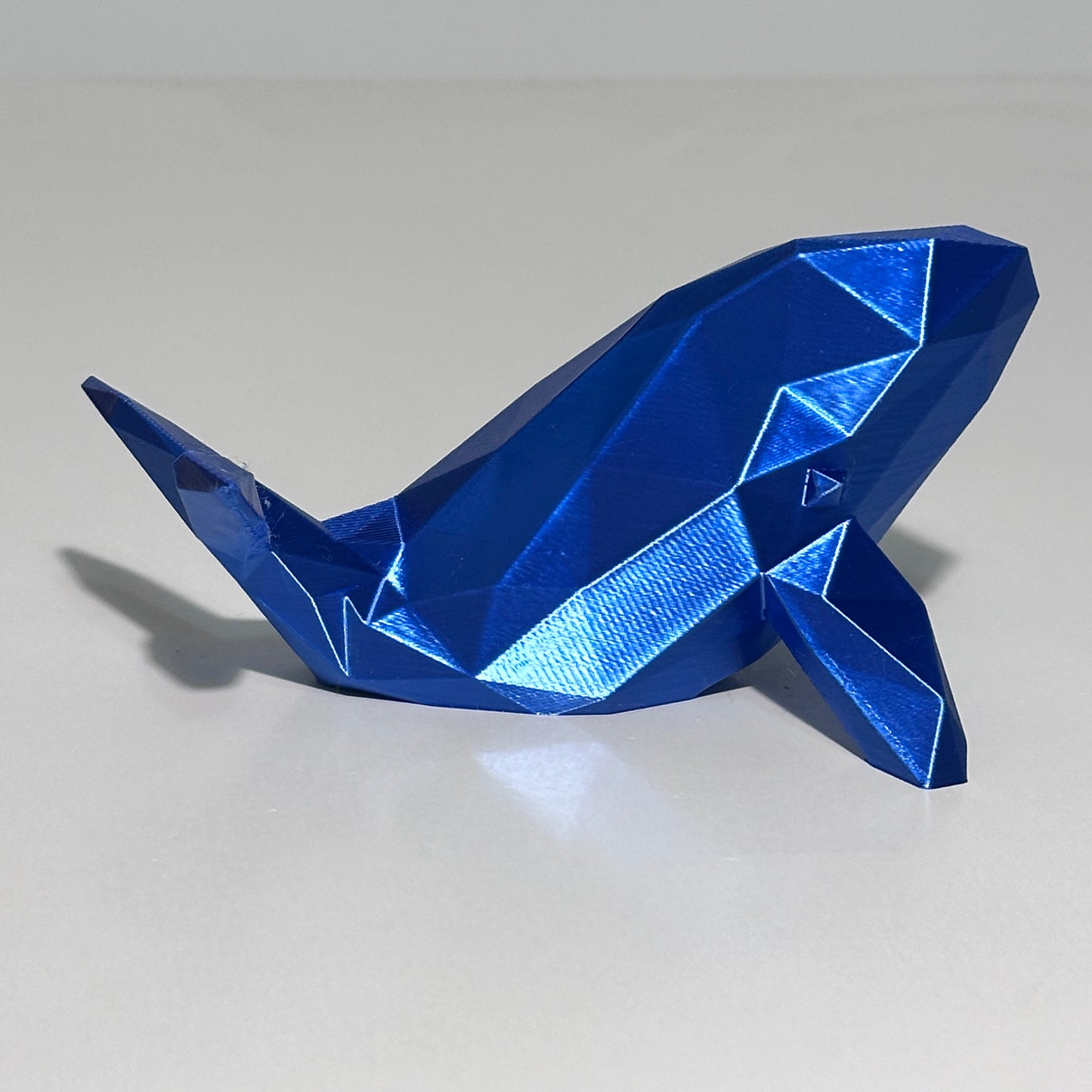 Low Poly Whale - 3D Printed Figure