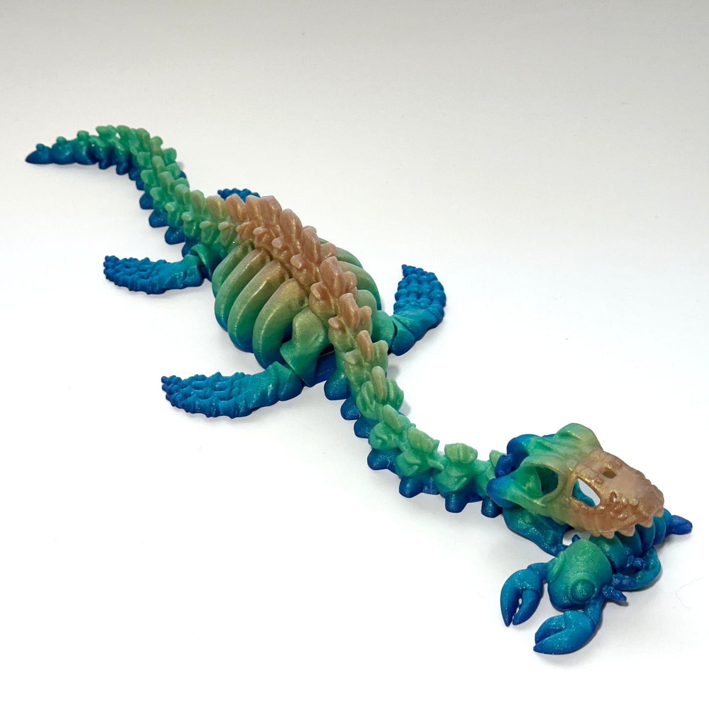 Giant Flexi Skeleton Plesiosaurus - 3D Printed Articulating Figure