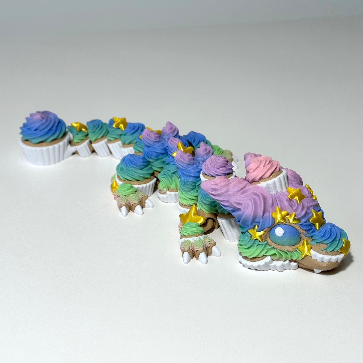 Baby Birthday Dragon - 3D Printed Articulating Figure