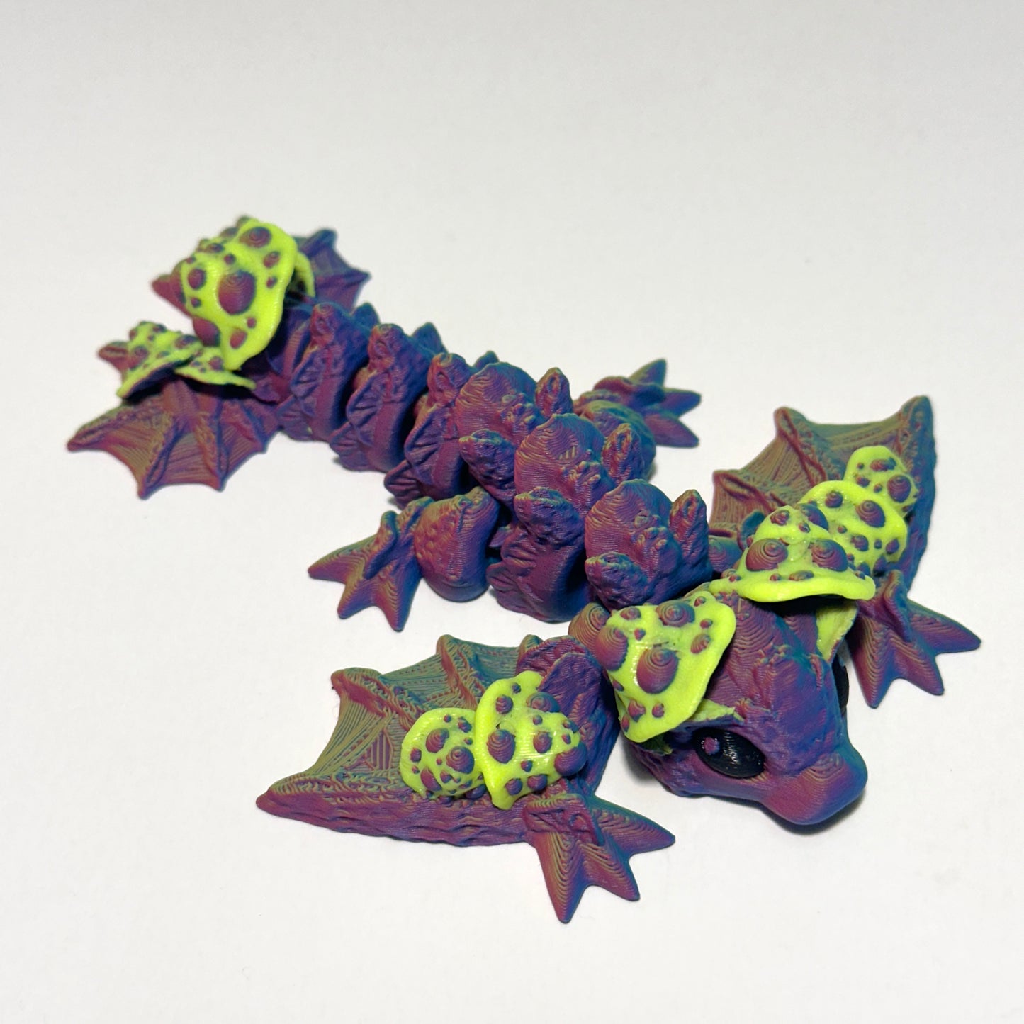 Baby Mushroom Wyvern - 3D Printed Articulating Figure