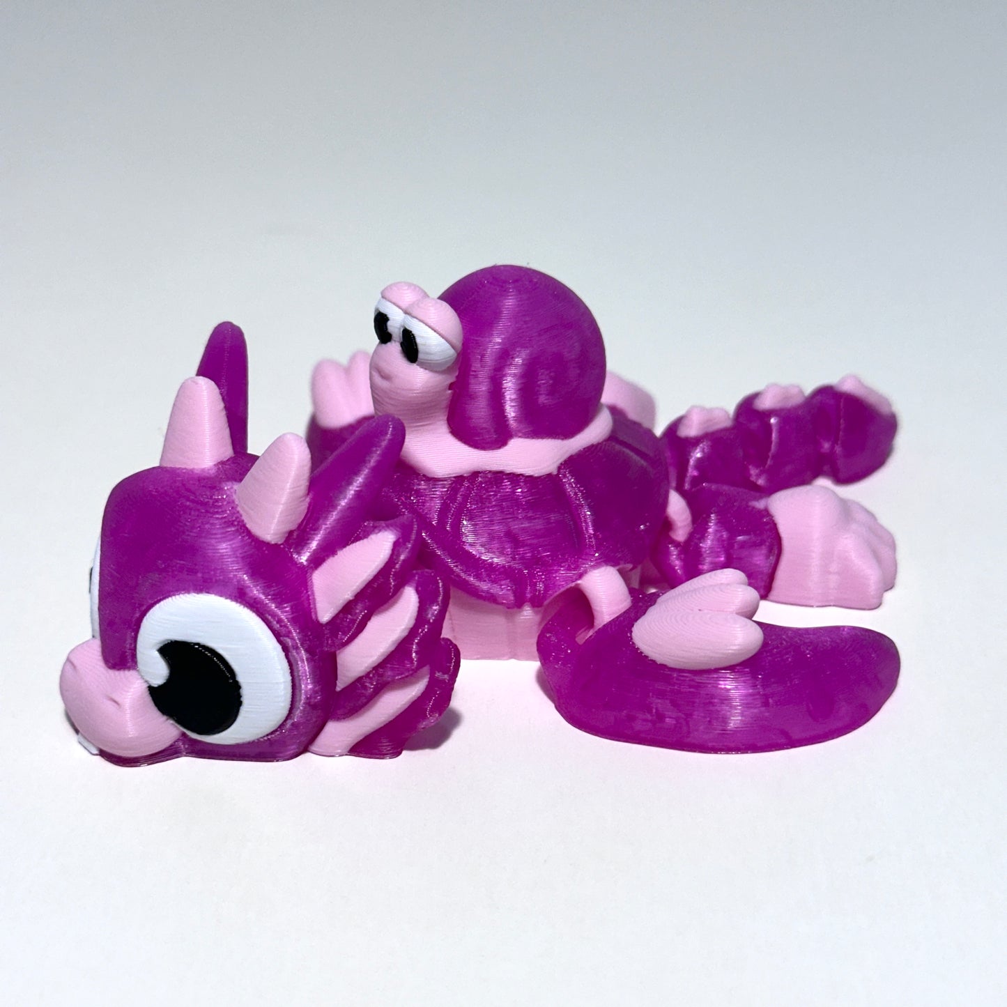 Axolotl Turtle - 3D Printed Articulating Figure