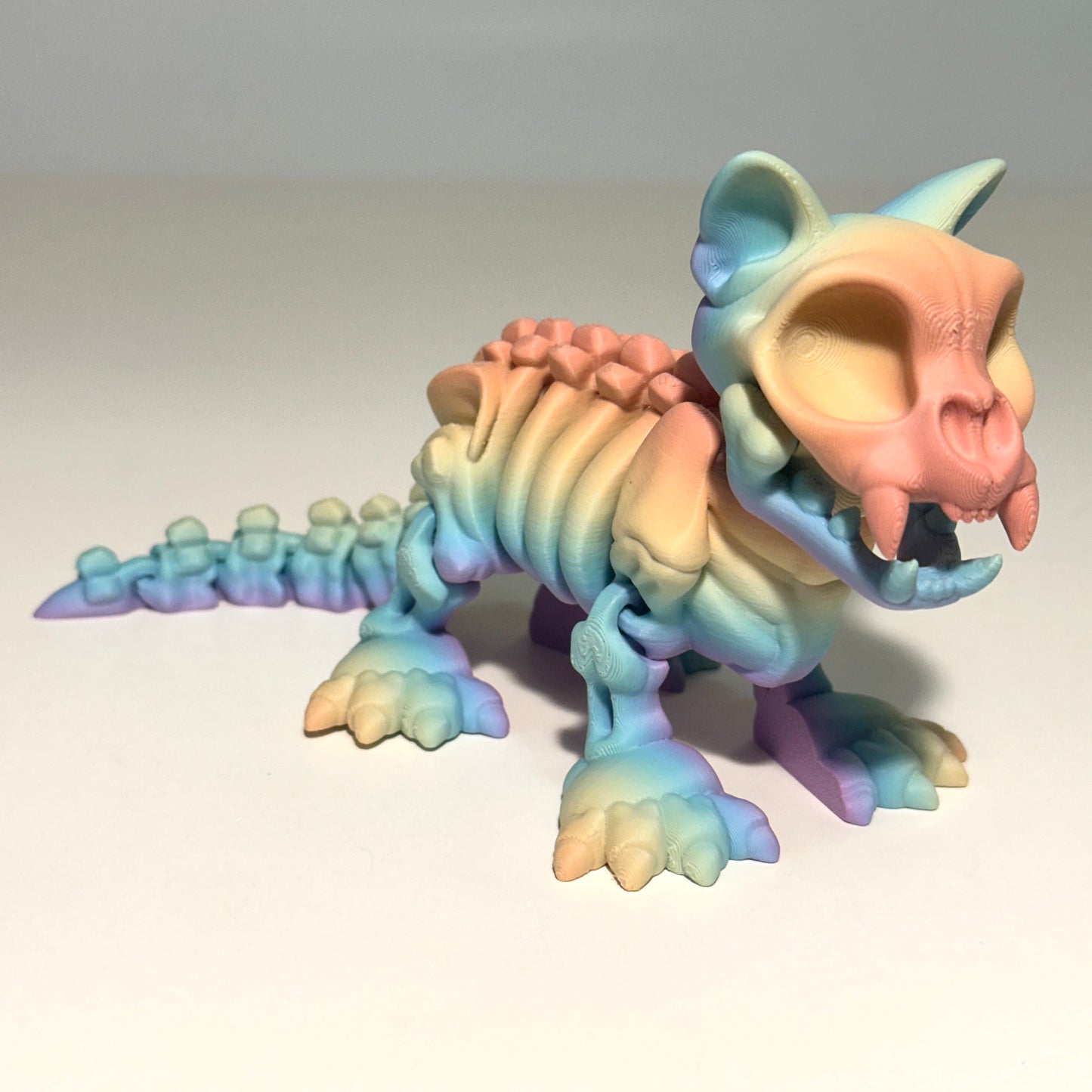 Flexi Skeli Cat - 3D Printed Articulating Figure