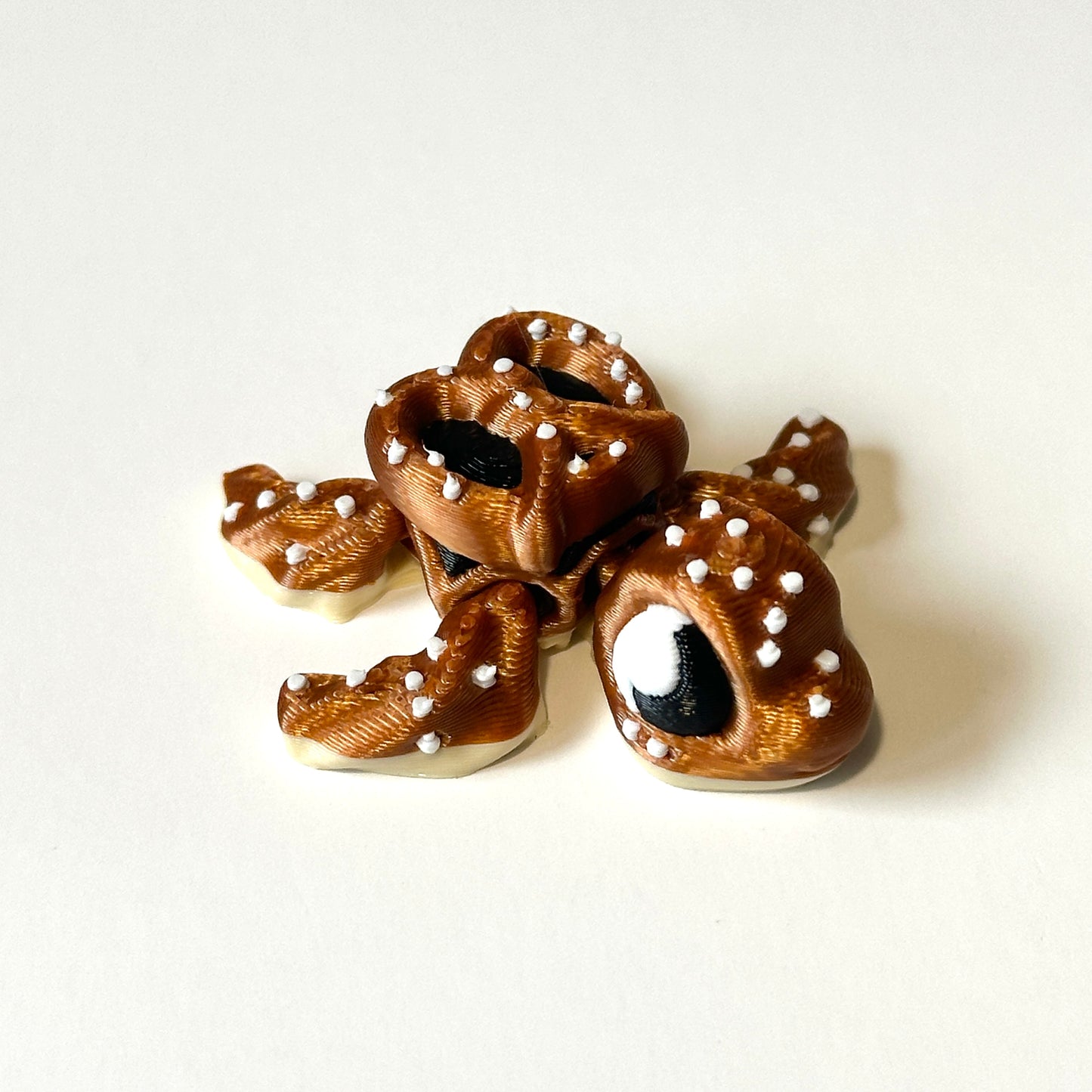 Pretzel Turtle - 3D Printed Articulating Figure