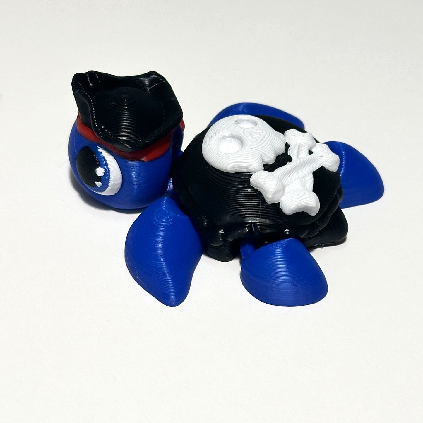 Pirate Turtle - 3D Printed Articulating Figure