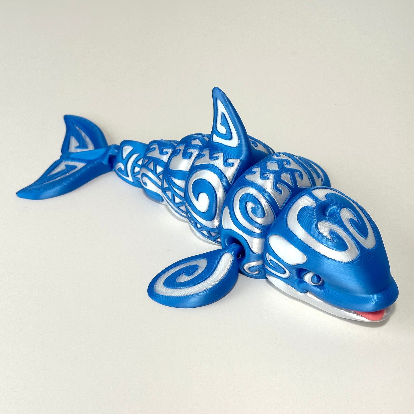 Tattooed Orca - 3D Printed Articulating Figurine