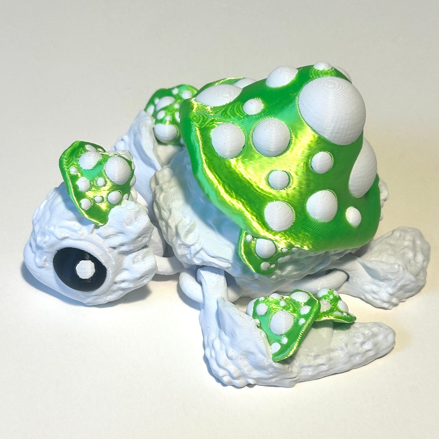 Mushroom Turtle - 3D Printed Articulating Figure