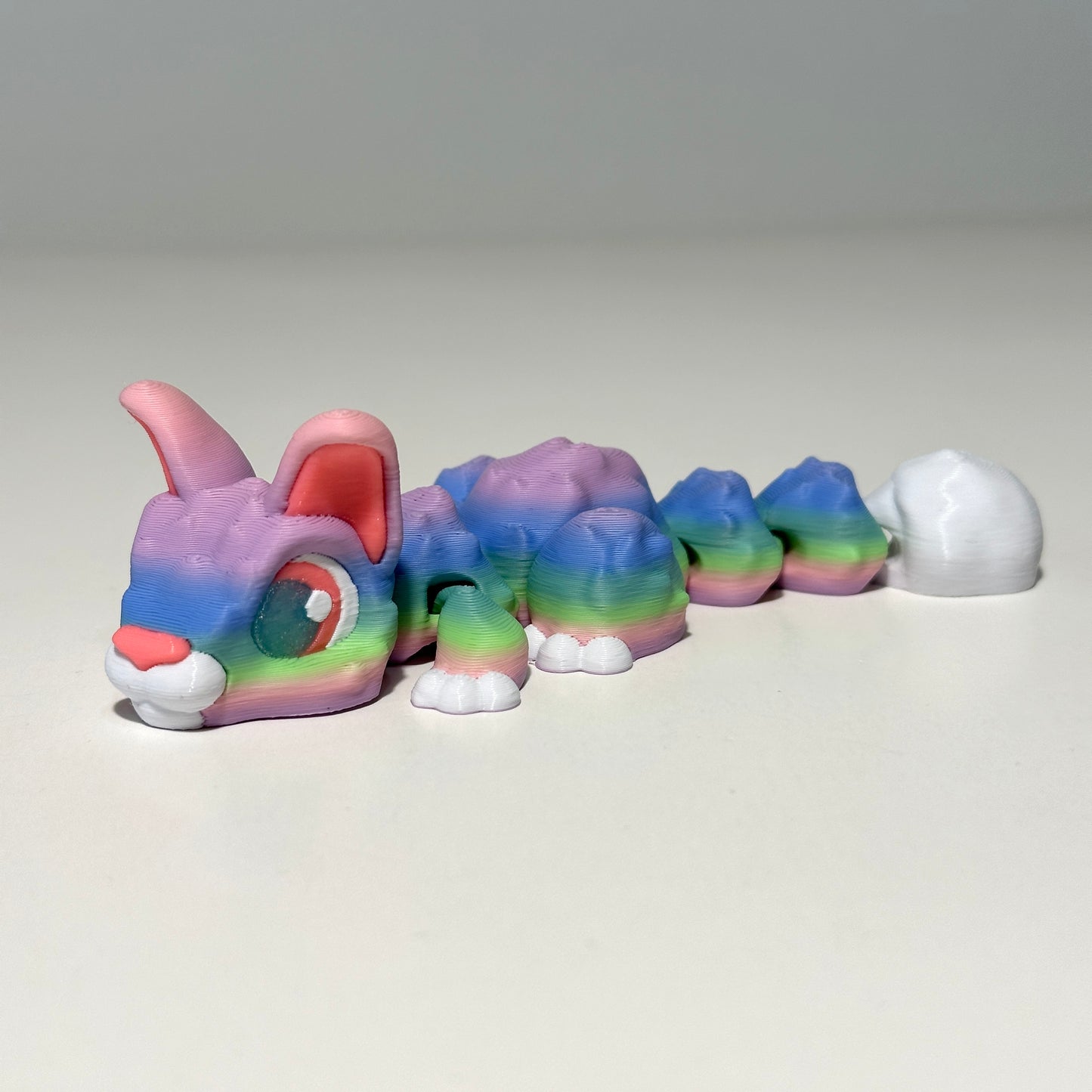 Baby Bunny Dragon - 3D Printed Articulating Figure