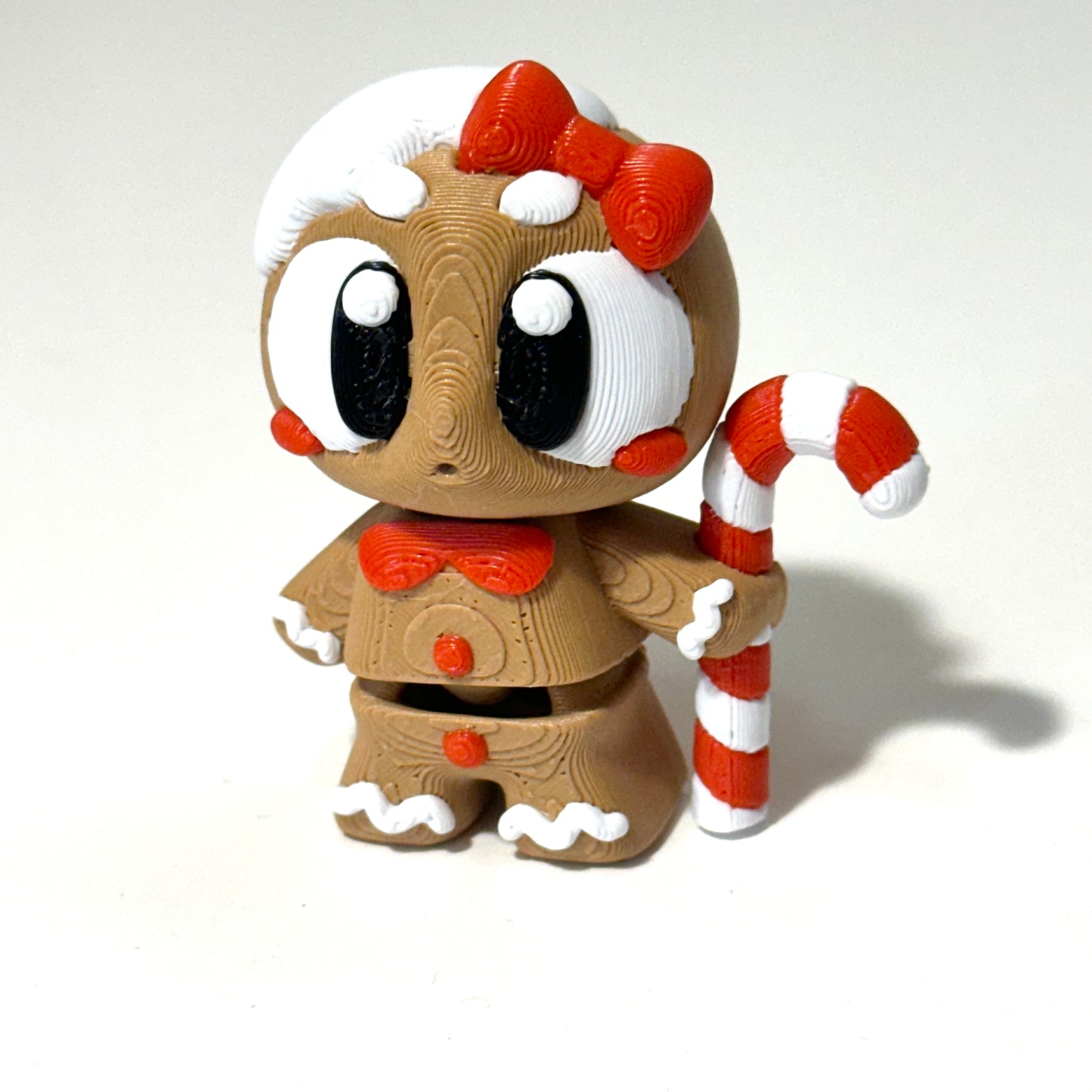 Mini Gingerbread Cookie - 3D Printed Articulating Figure