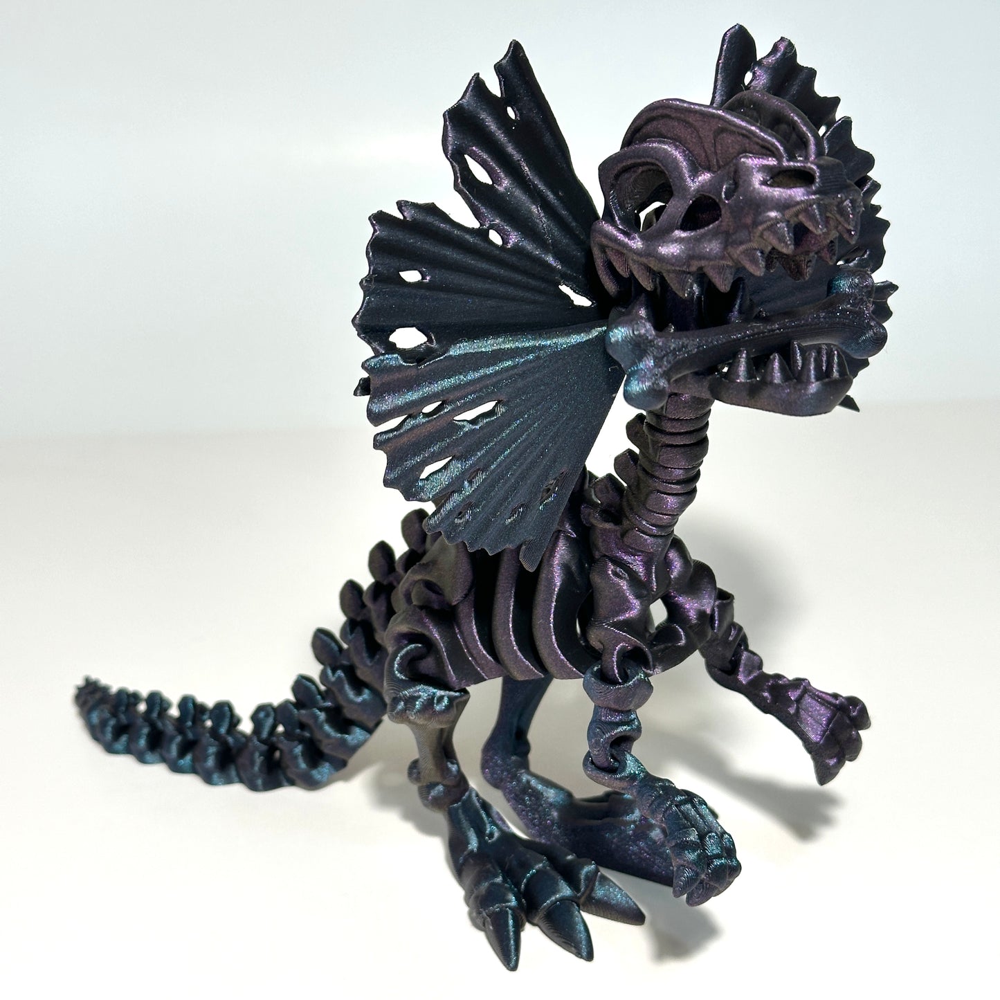 Skeleton Dilophosaurus - 3D Printed Articulating Figure