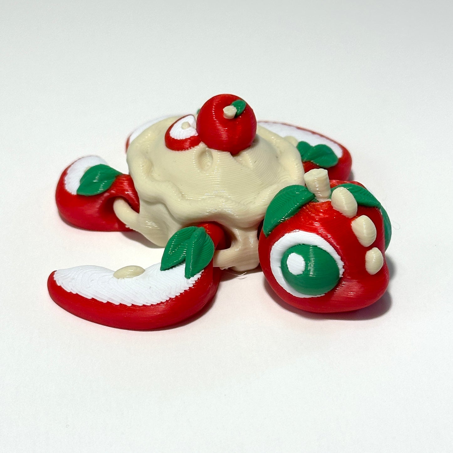 Apple Pie Turtle - 3D Printed Articulating Figure
