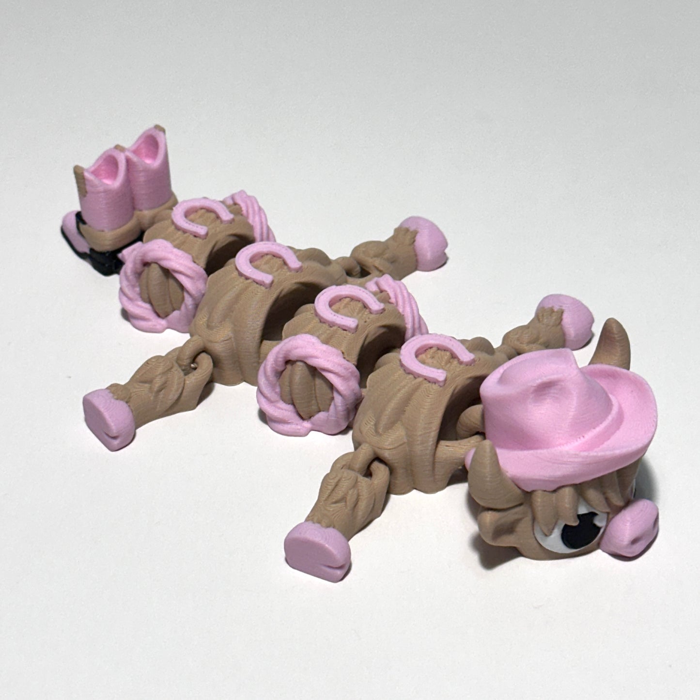 Cowboy Dragon - 3D Printed Articulating Figure