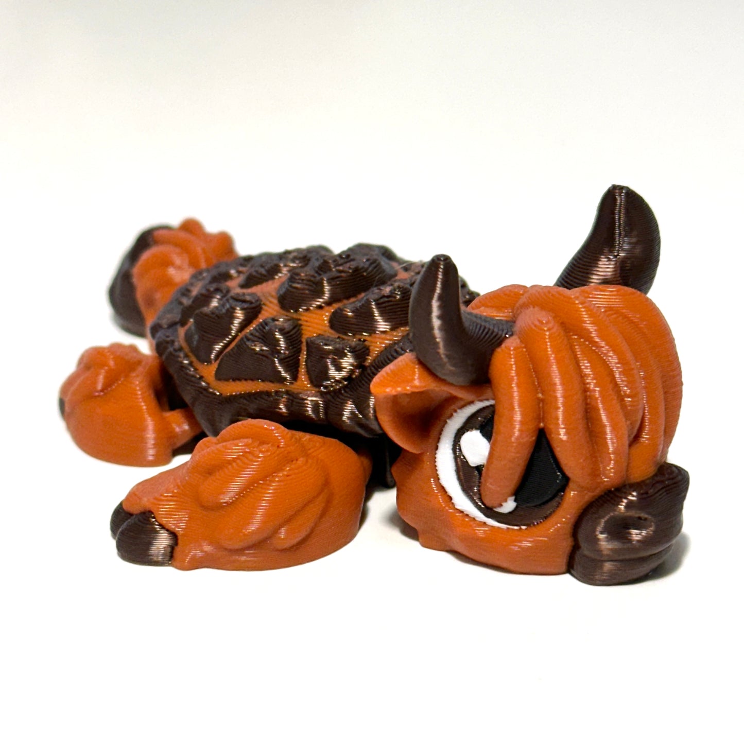Highland Cow Turtle - 3D Printed Articulating Figure
