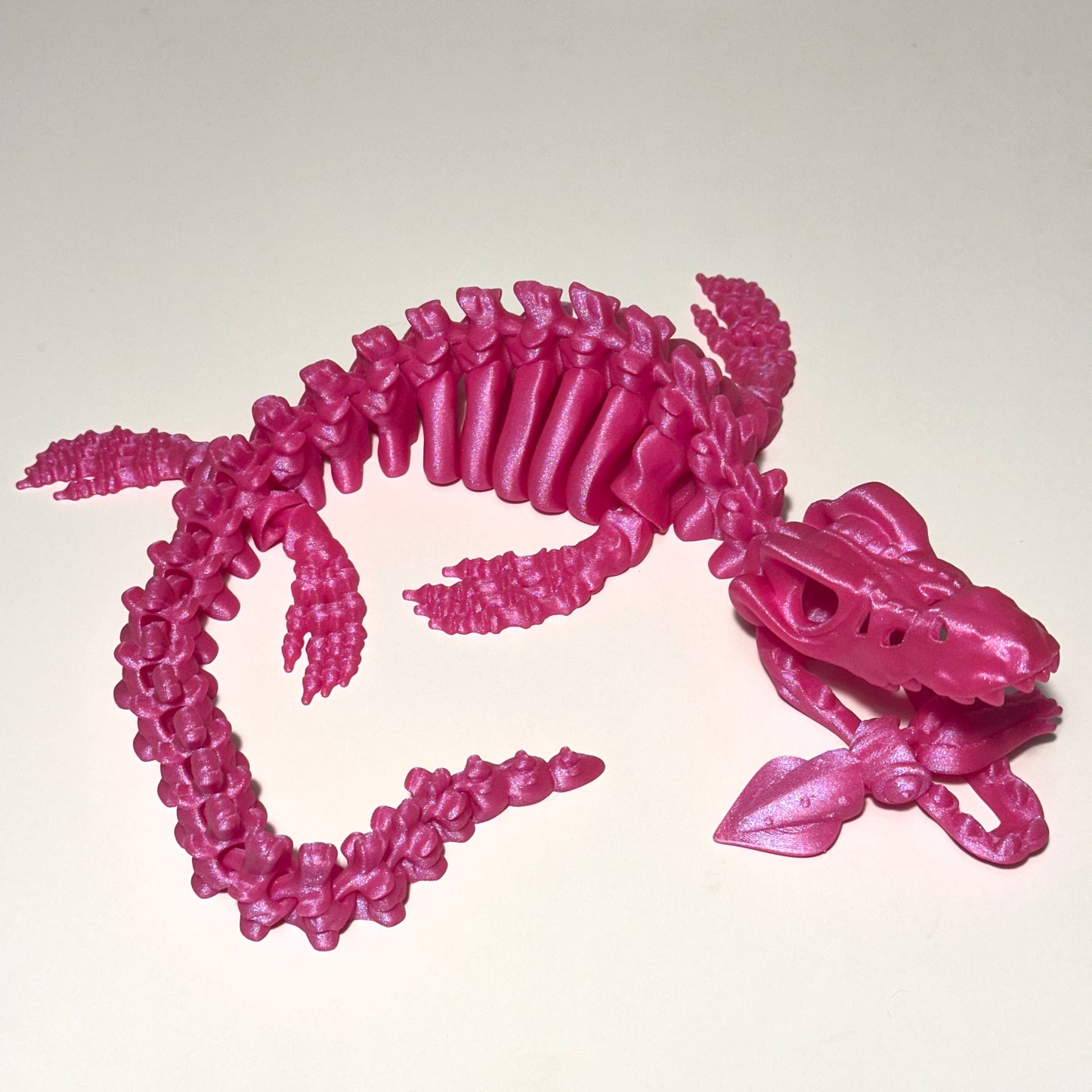 Giant Flexi Skeleton Mosasaurus - 3D Printed Articulating Figure