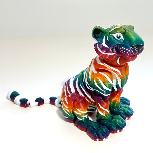 Tiger - 3D Printed Articulating Figurine