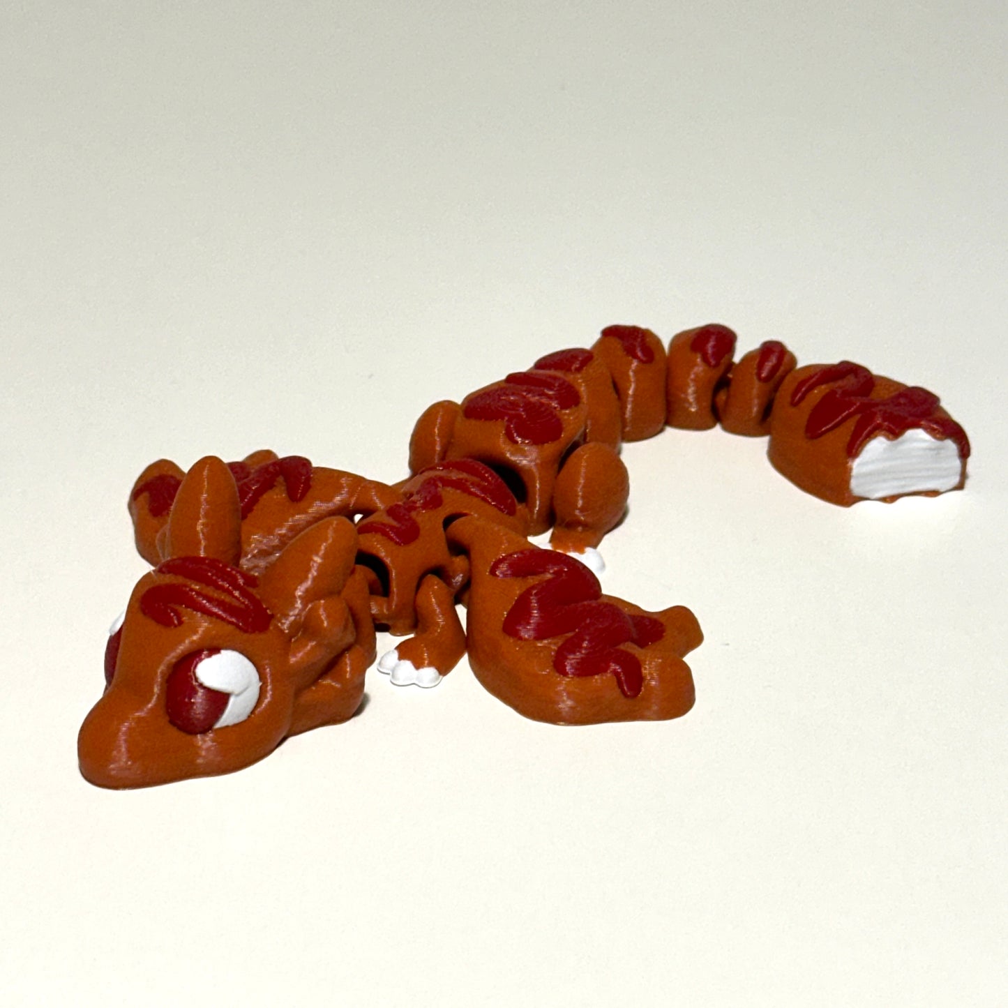 Baby Chicken Nugget Dragon - 3D Printed Articulating Figure