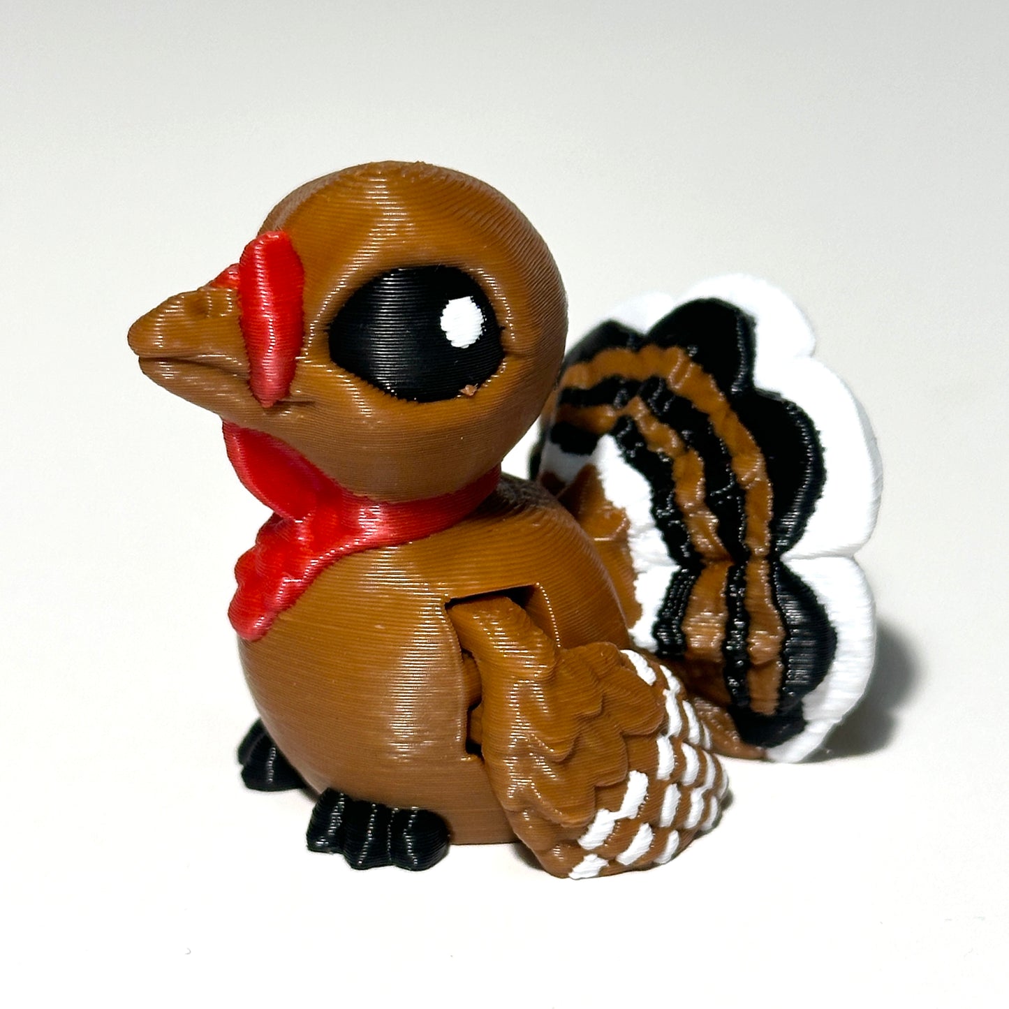 Cinder Turkey - 3D Printed Articulating Figure