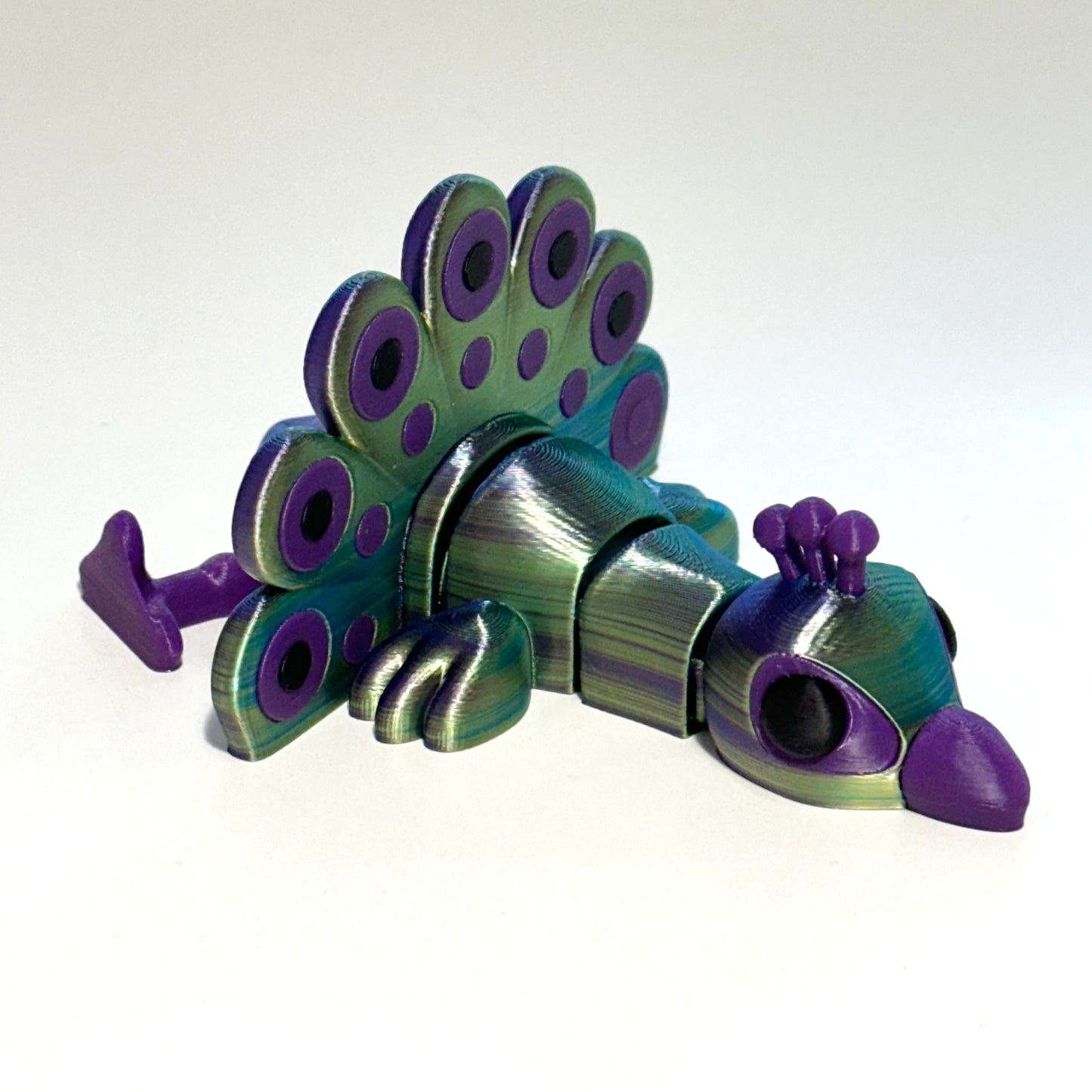 Flexi Peacock - 3D Printed Articulating Figure