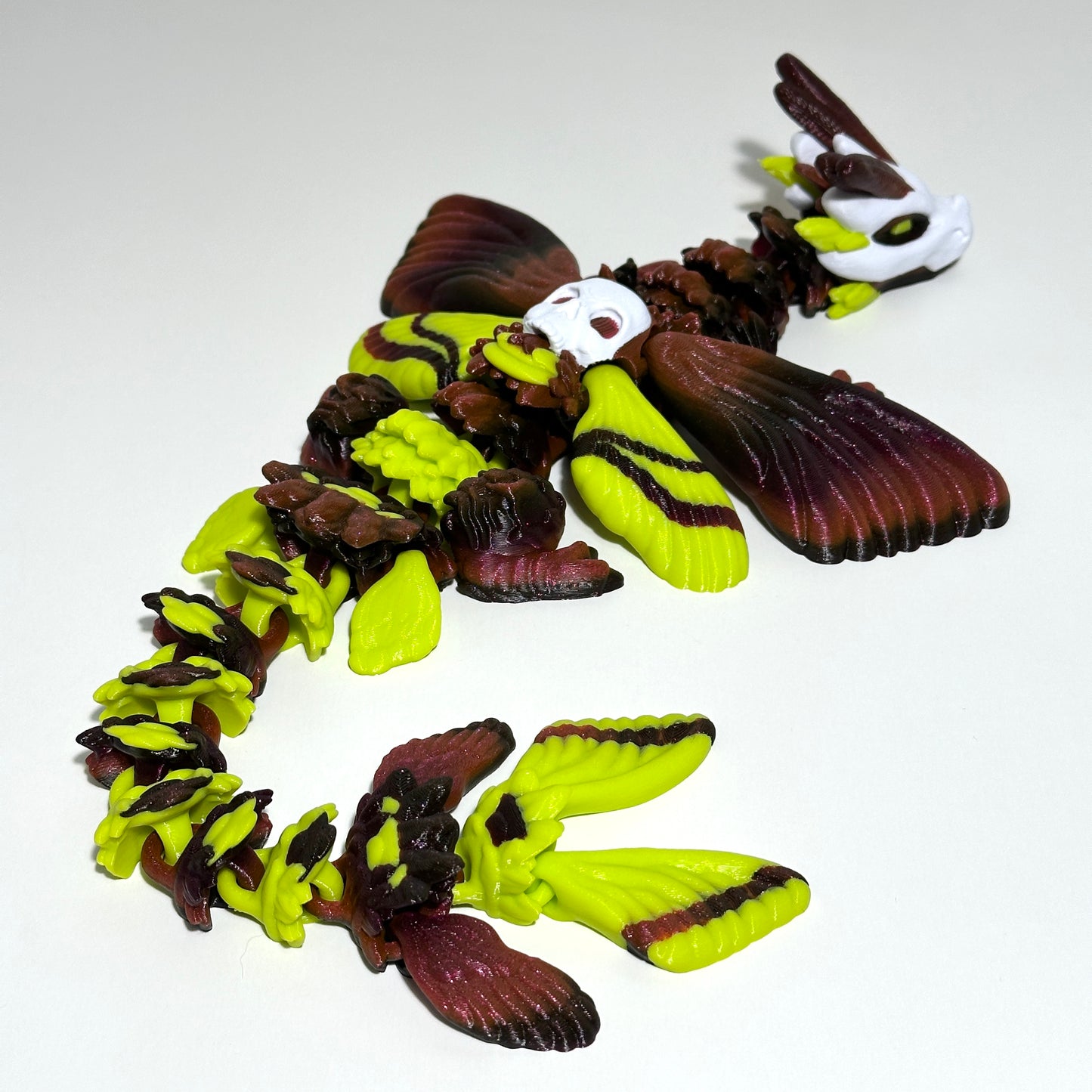 Death Moth Dragon - 3D Printed Articulating Figure