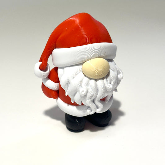Santa Gnome - 3D Printed Articulating Figure