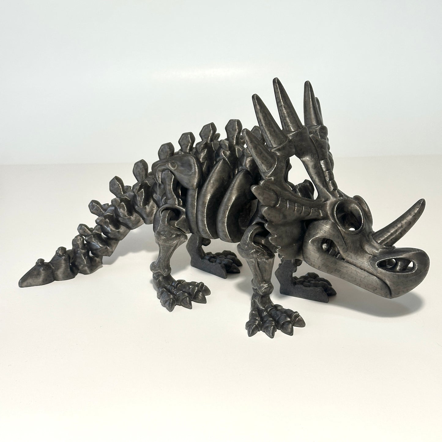 Flexi Skeleton Styracosaurus - 3D Printed Articulating Figure