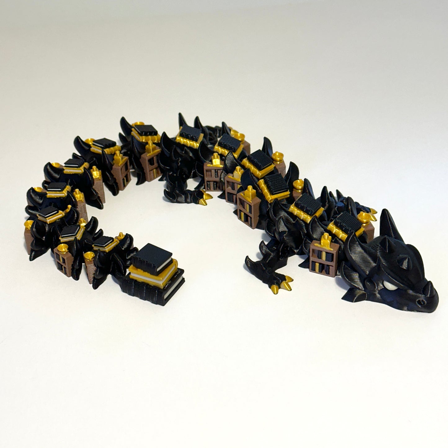 Book Dragon - 3D Printed Articulating Figure