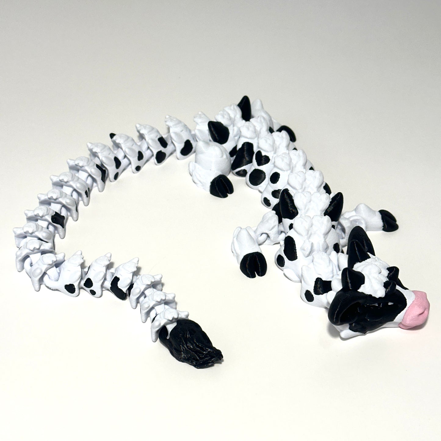 Large Cow Dragon - 3D Printed Articulating Figure