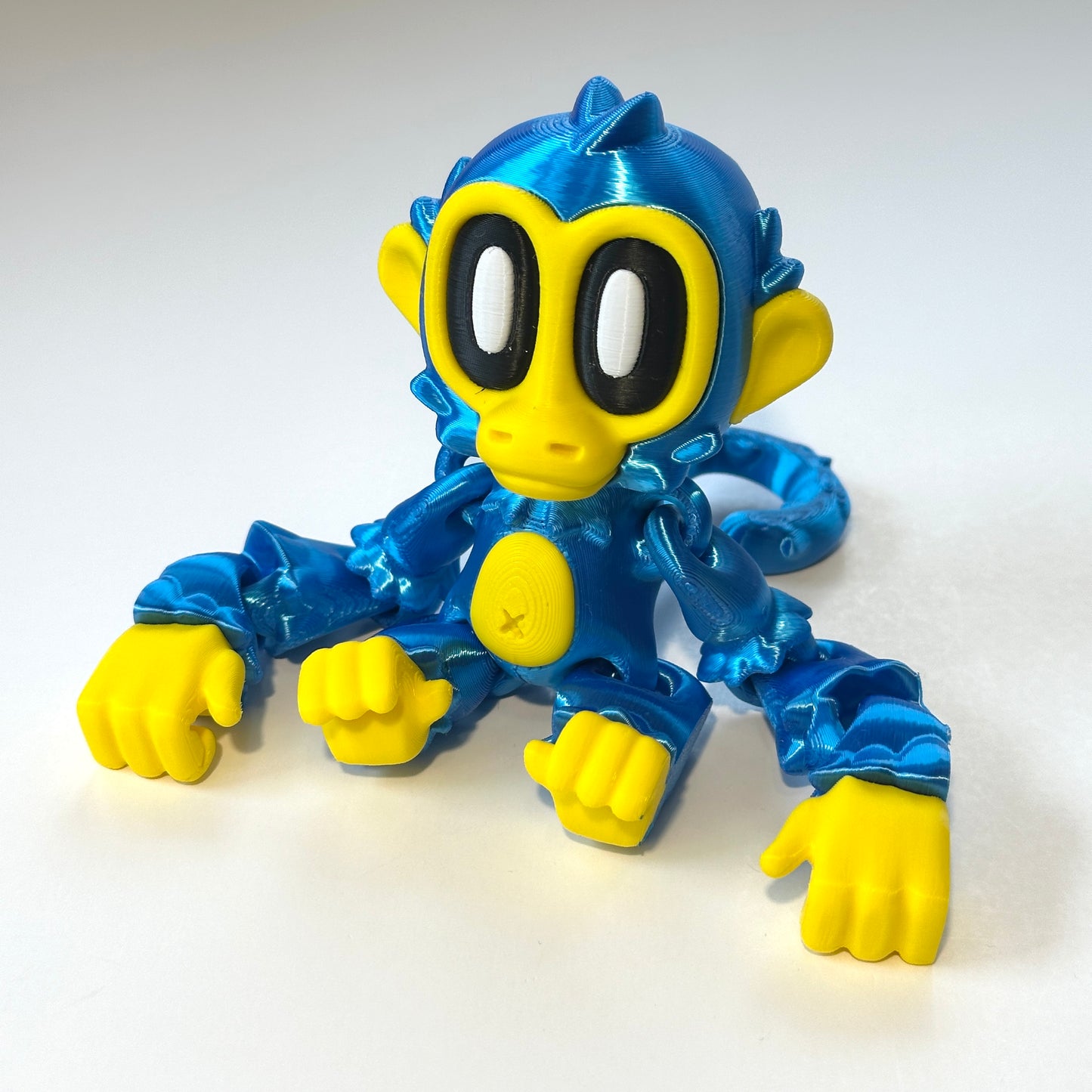 Blob Monkey - 3D Printed Articulating Figure